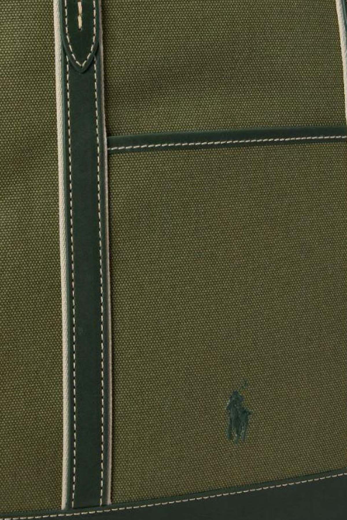 Polo Ralph Lauren Kanvas Kumaş Pony Logolu Shopping Bag Çanta