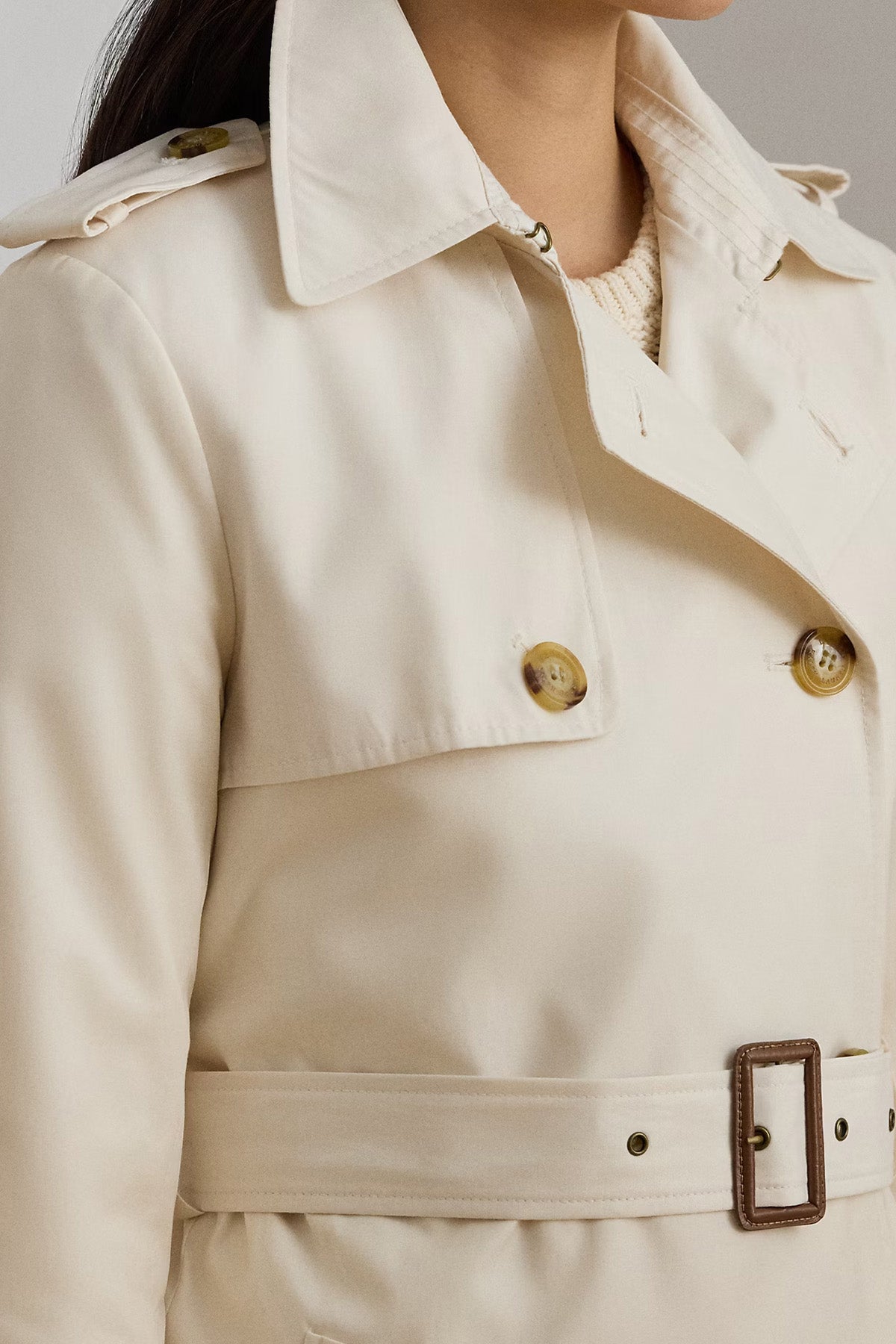 Polo Ralph Lauren Kruvaze Kemerli Trençkot