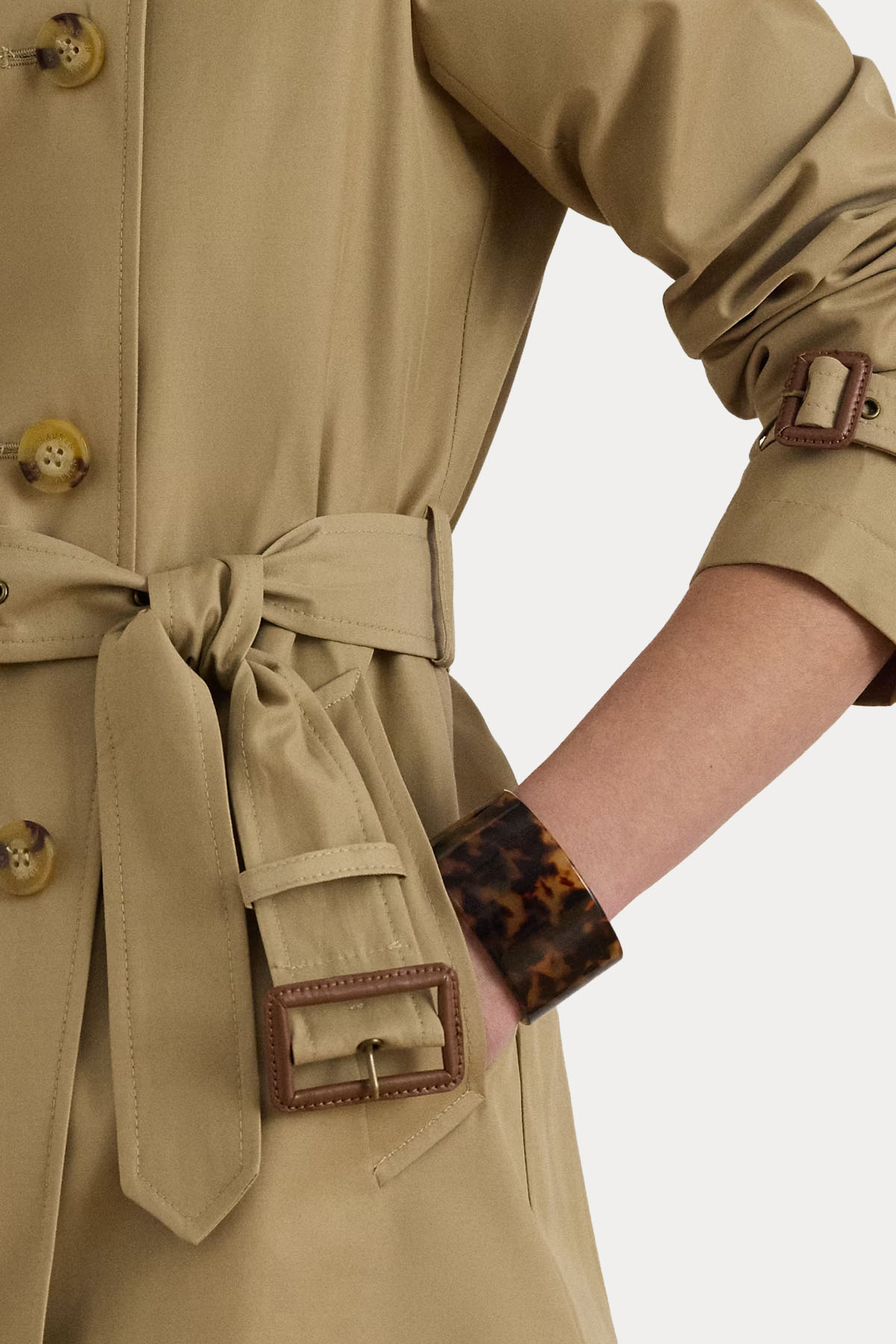 Polo Ralph Lauren Kruvaze Kemerli Trençkot