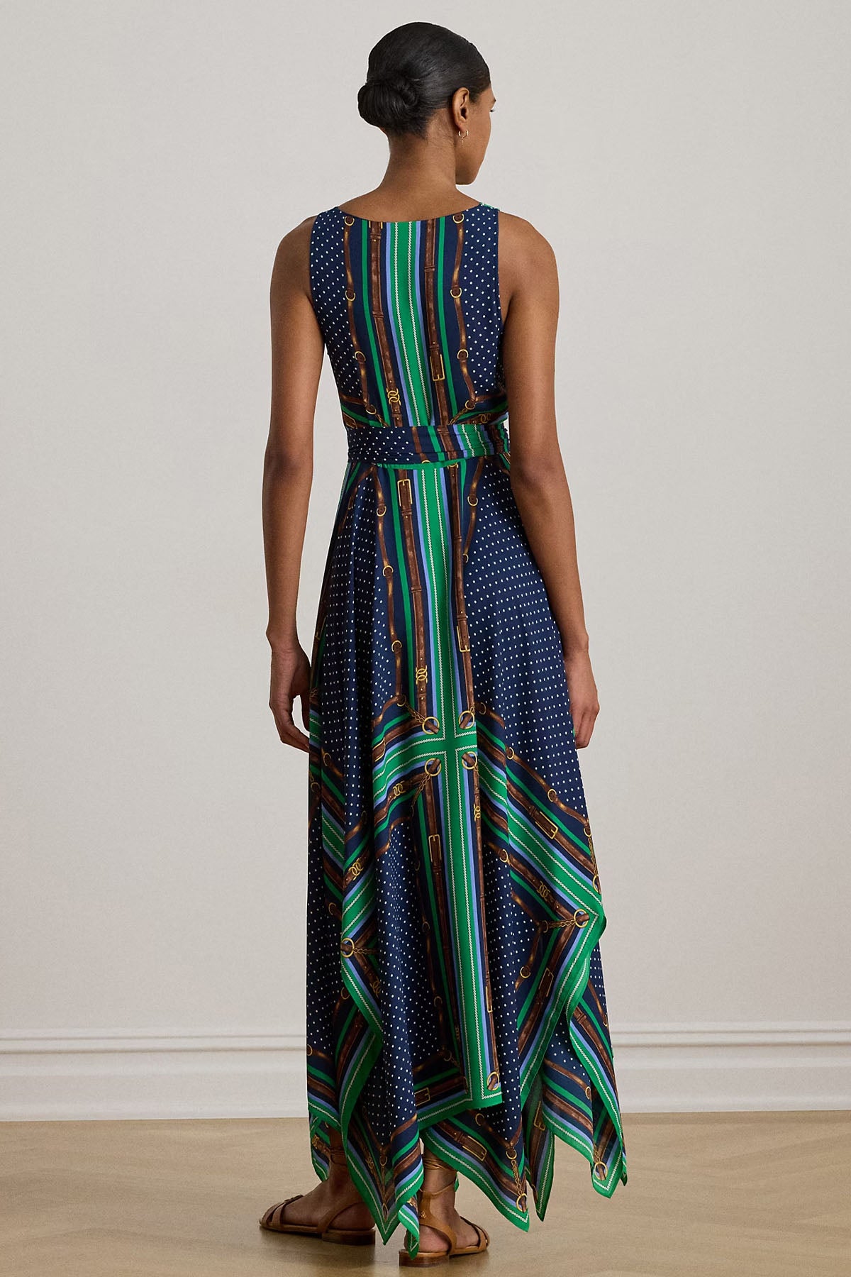 Polo Ralph Lauren V Yaka Maxi Gömlek Elbise