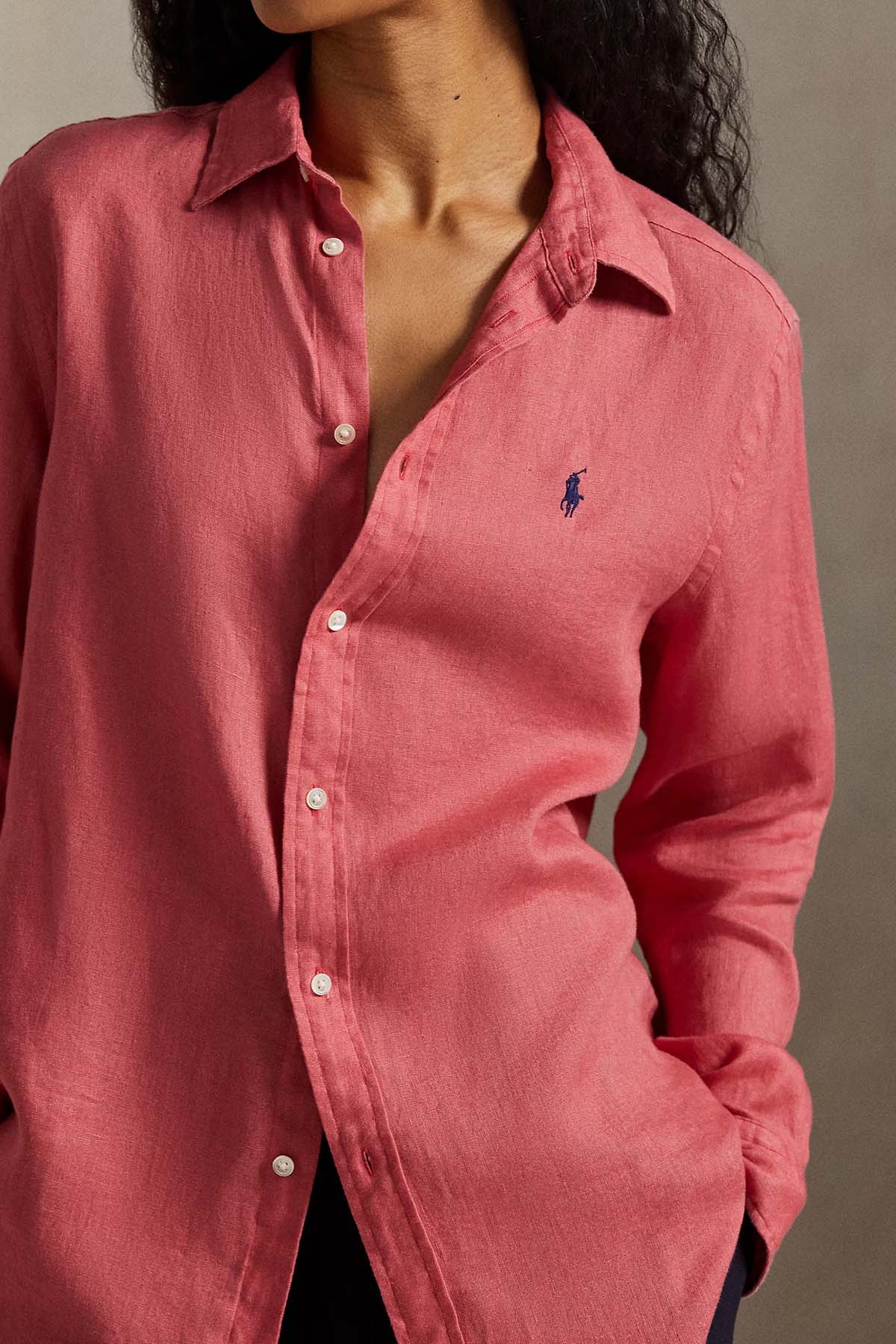 Polo Ralph Lauren Classic Fit Keten Gömlek