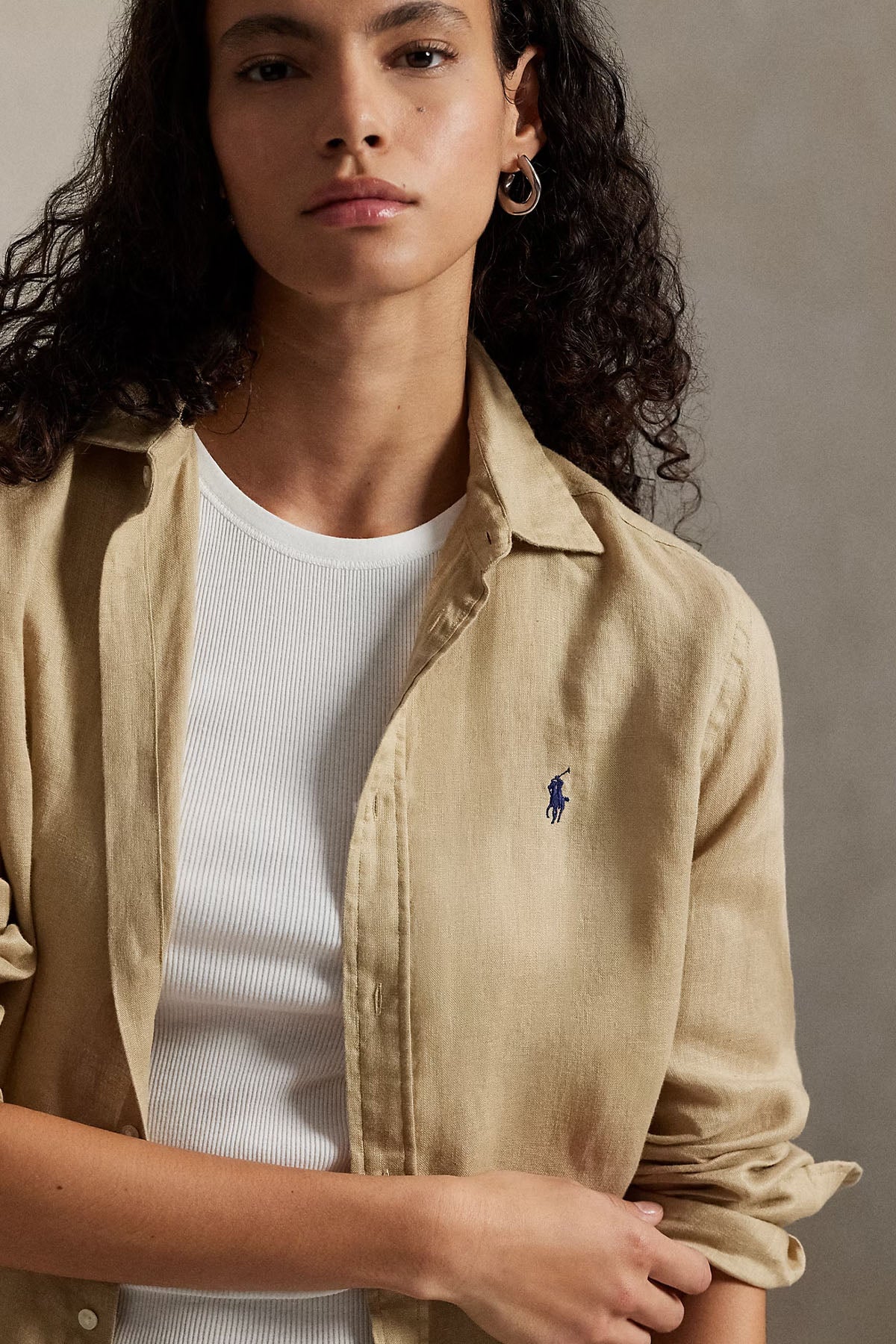 Polo Ralph Lauren Classic Fit Keten Gömlek