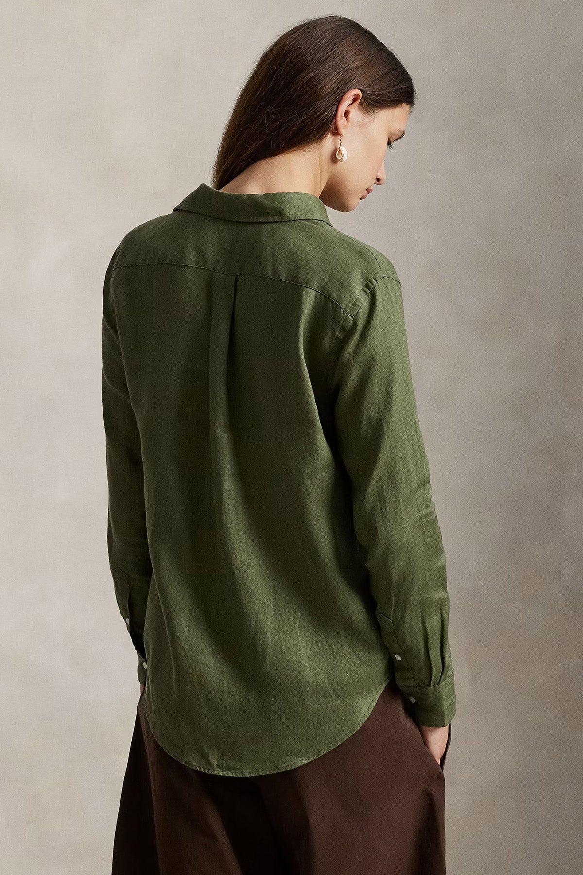 Polo Ralph Lauren Classic Fit Keten Gömlek