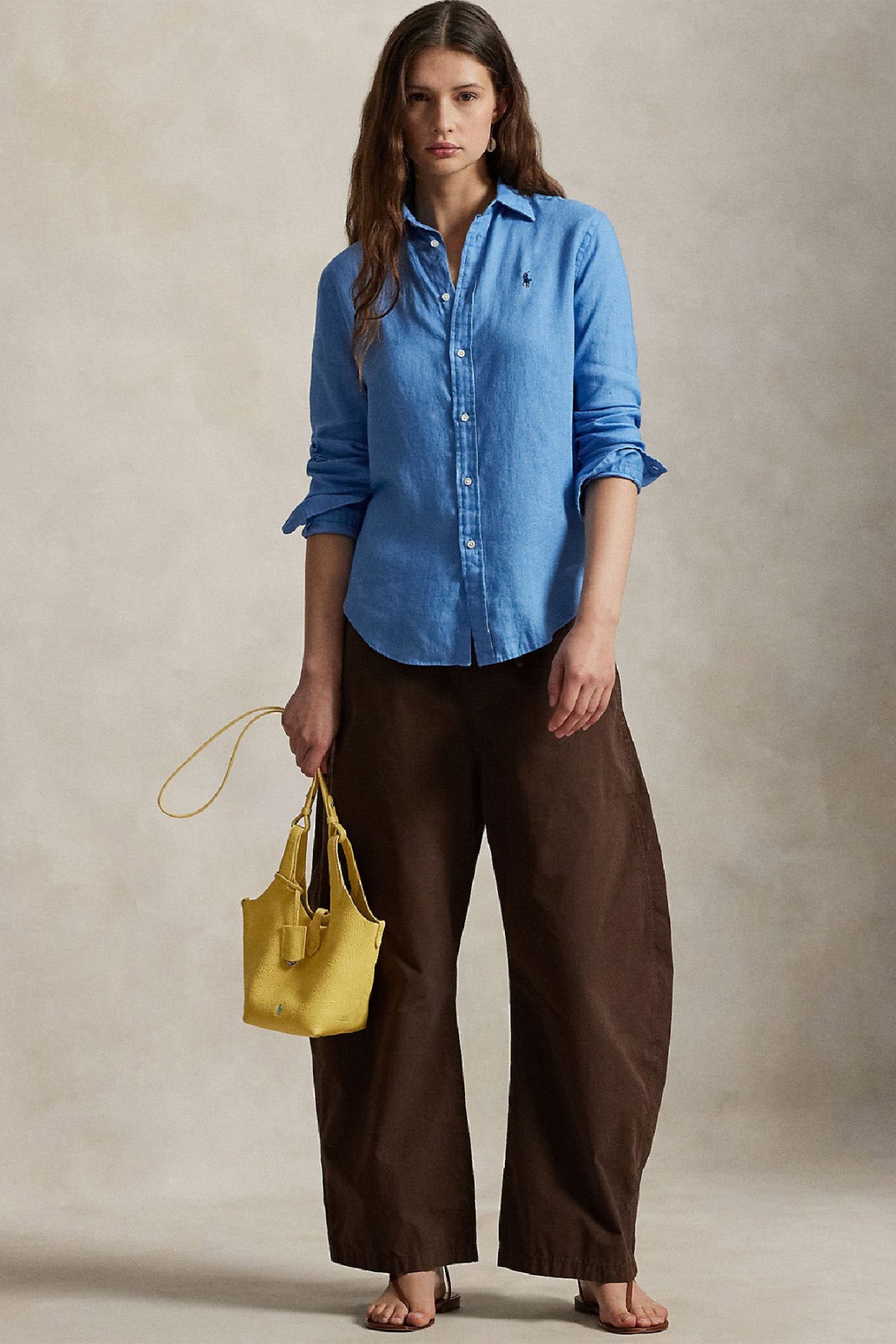 Polo Ralph Lauren Classic Fit Keten Gömlek