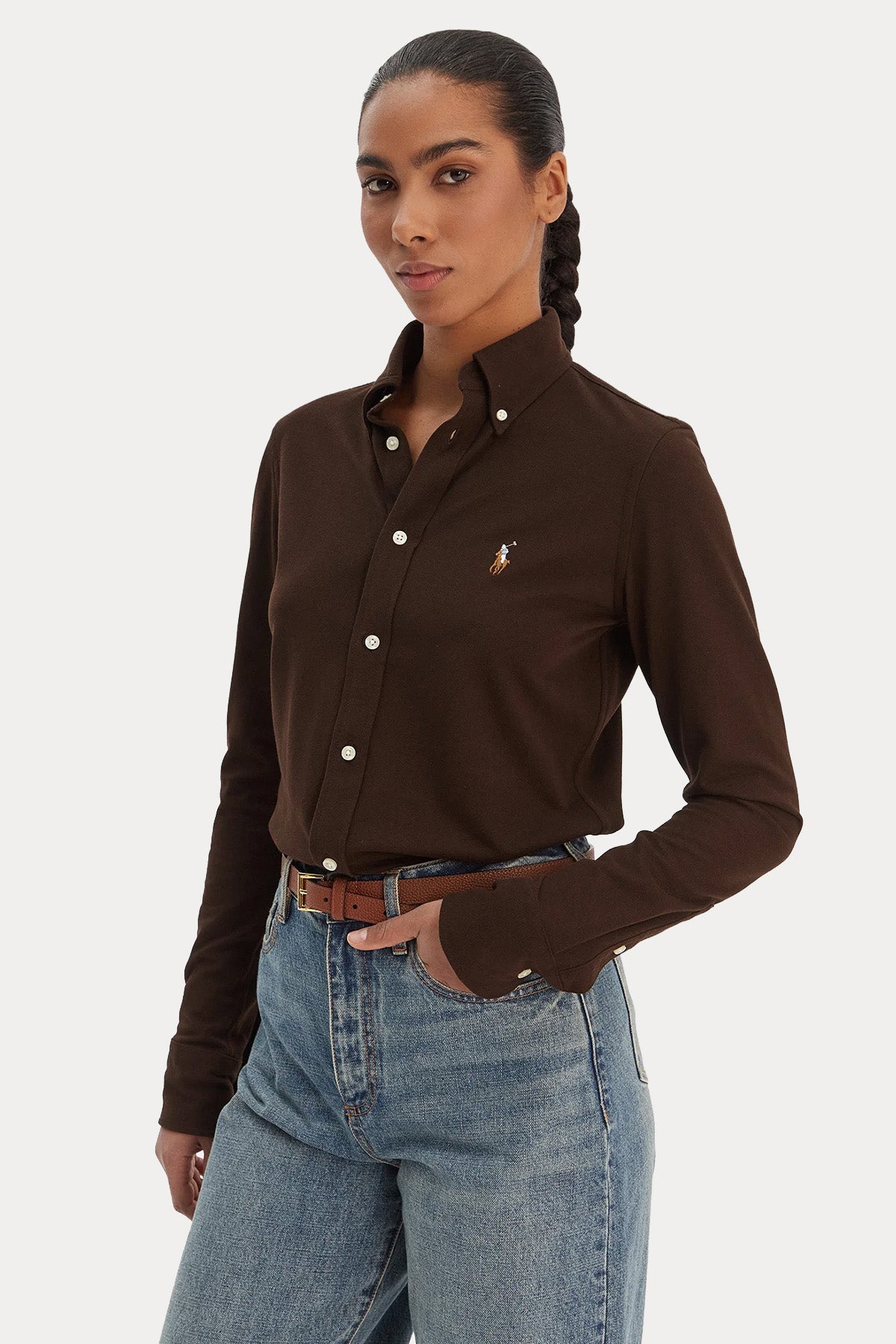 Polo Ralph Lauren Custom Fit Knit Oxford Gömlek