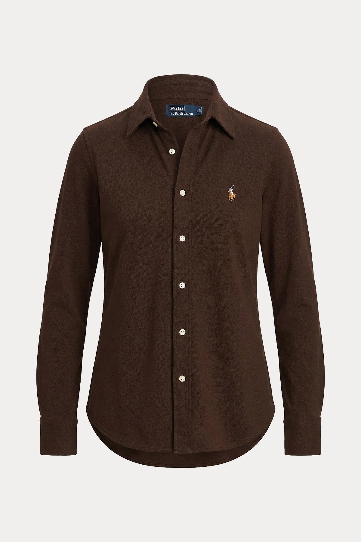 Polo Ralph Lauren Custom Fit Knit Oxford Gömlek-Gömlek-Libas