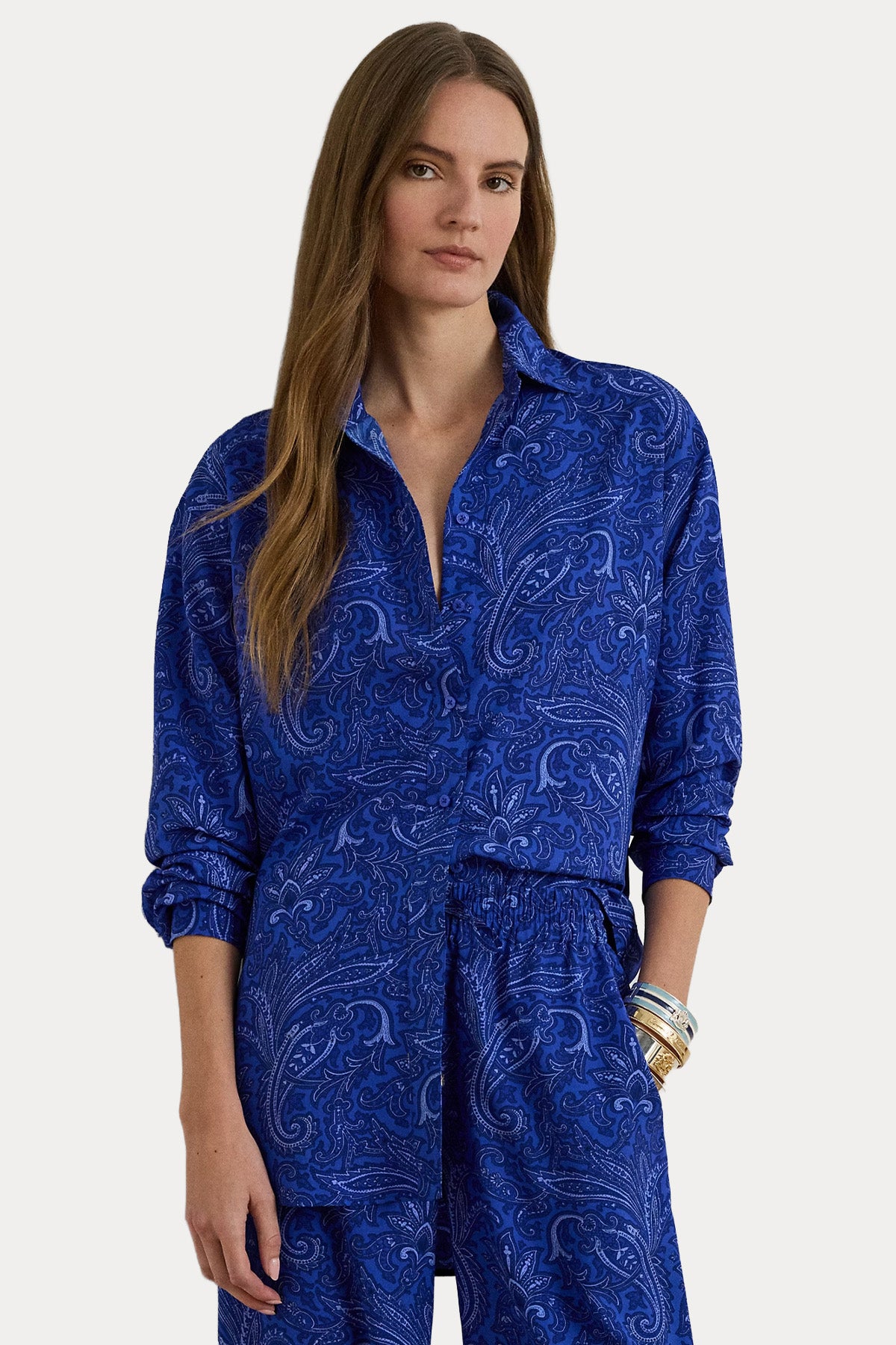 Polo Ralph Lauren Relaxed Fit Etnik Desenli Gömlek