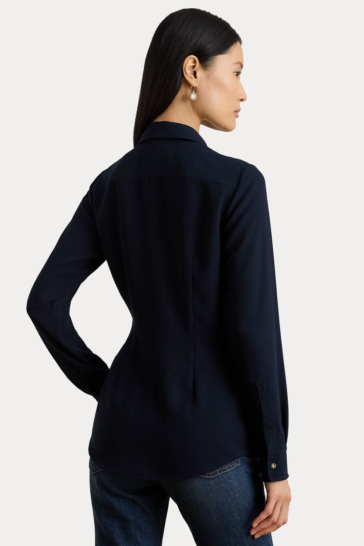 Polo Ralph Lauren Straight Fit Kruvaze Kemerli Gömlek