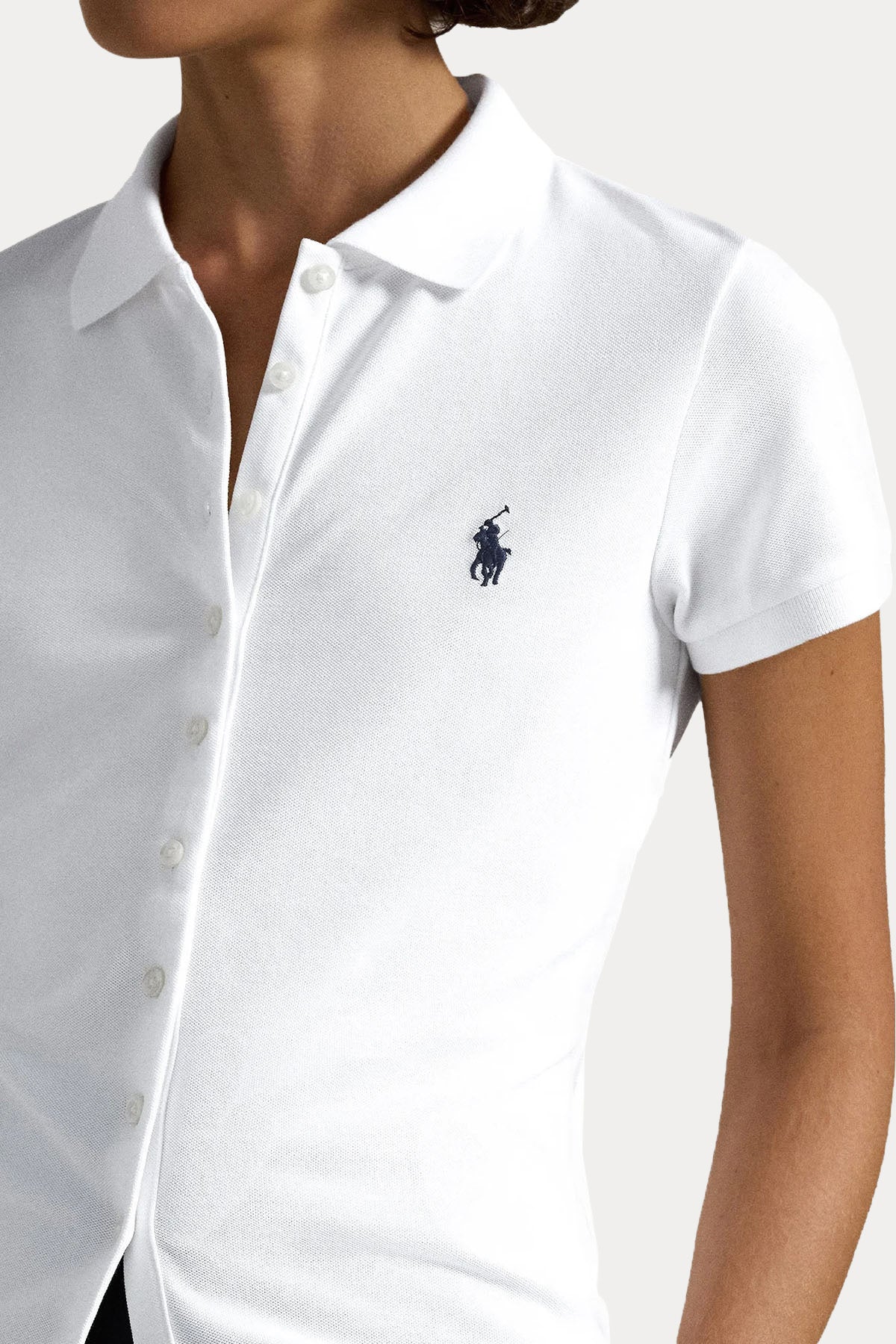 Polo Ralph Lauren Polo Yaka Pony Logolu Streç T-shirt Gömlek