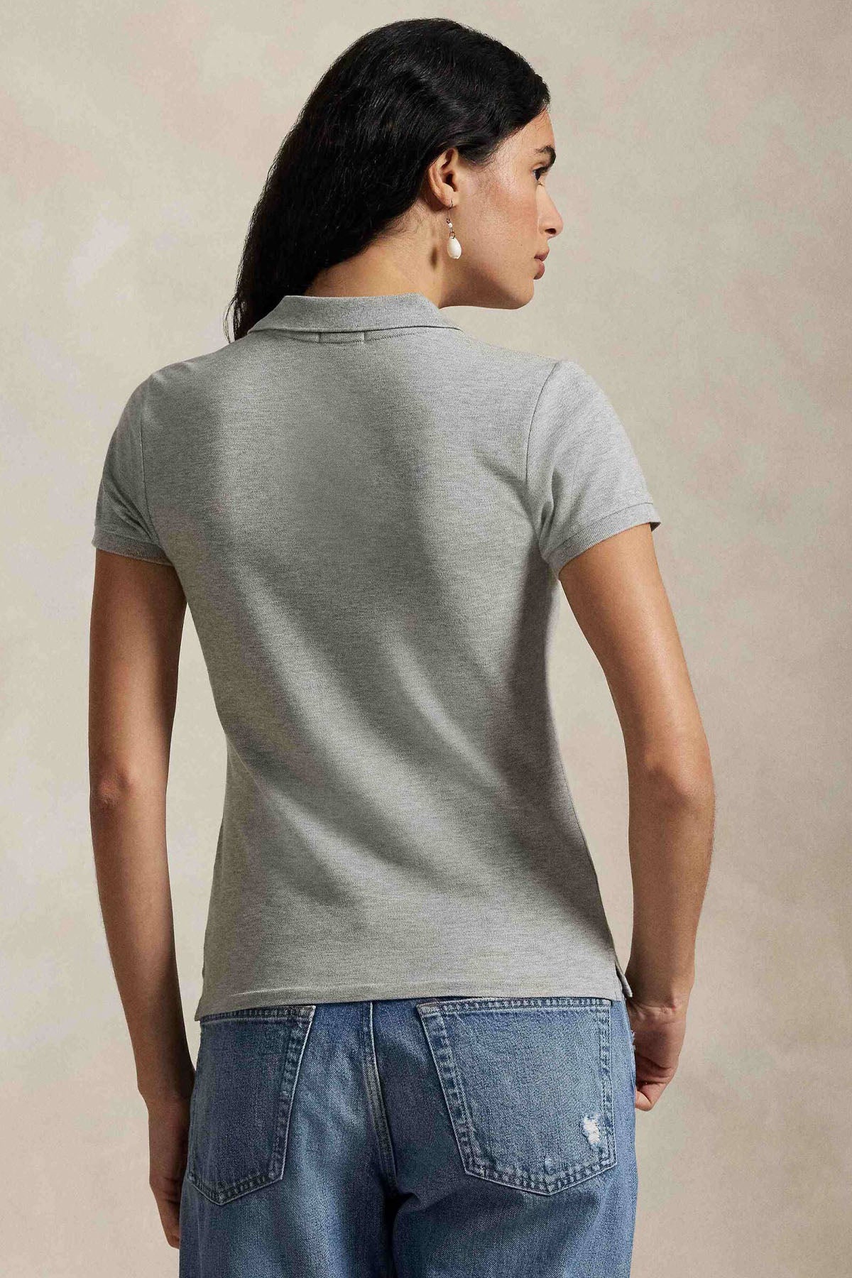 Polo Ralph Lauren Polo Yaka Pony Logolu Streç T-shirt Gömlek