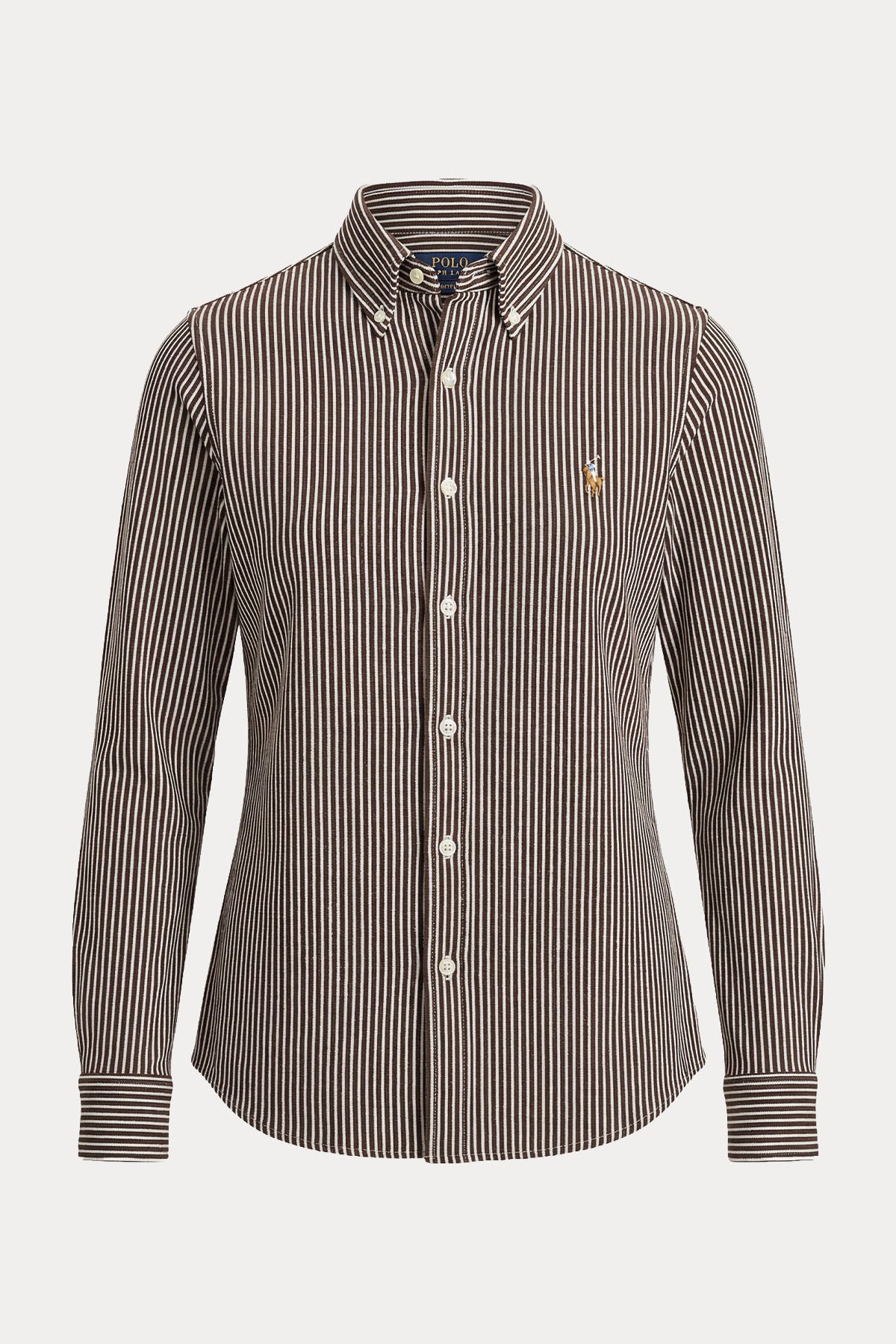 Polo Ralph Lauren Çizgili Knit Oxford Gömlek