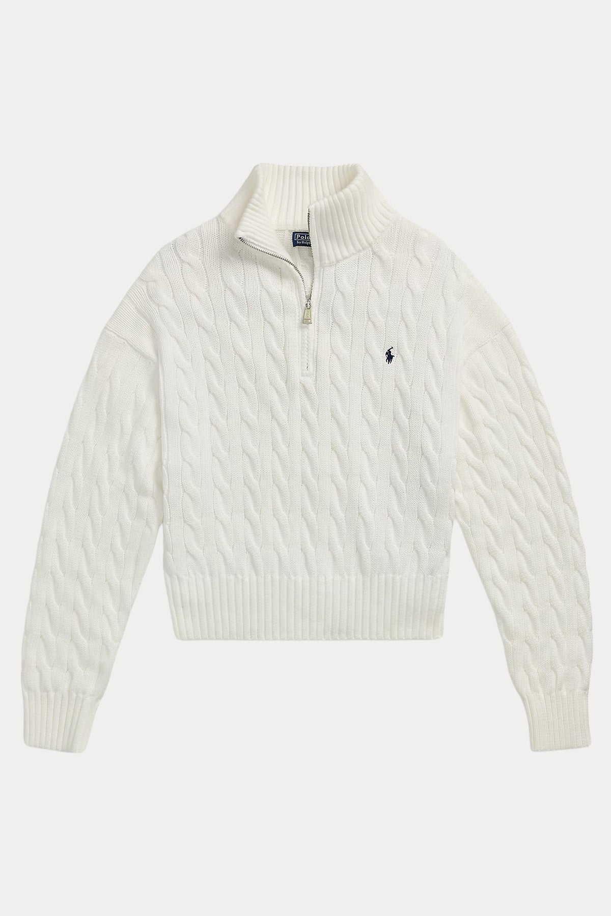 Polo Ralph Lauren Relaxed Fit Perkins Yaka Saç Örgü Triko