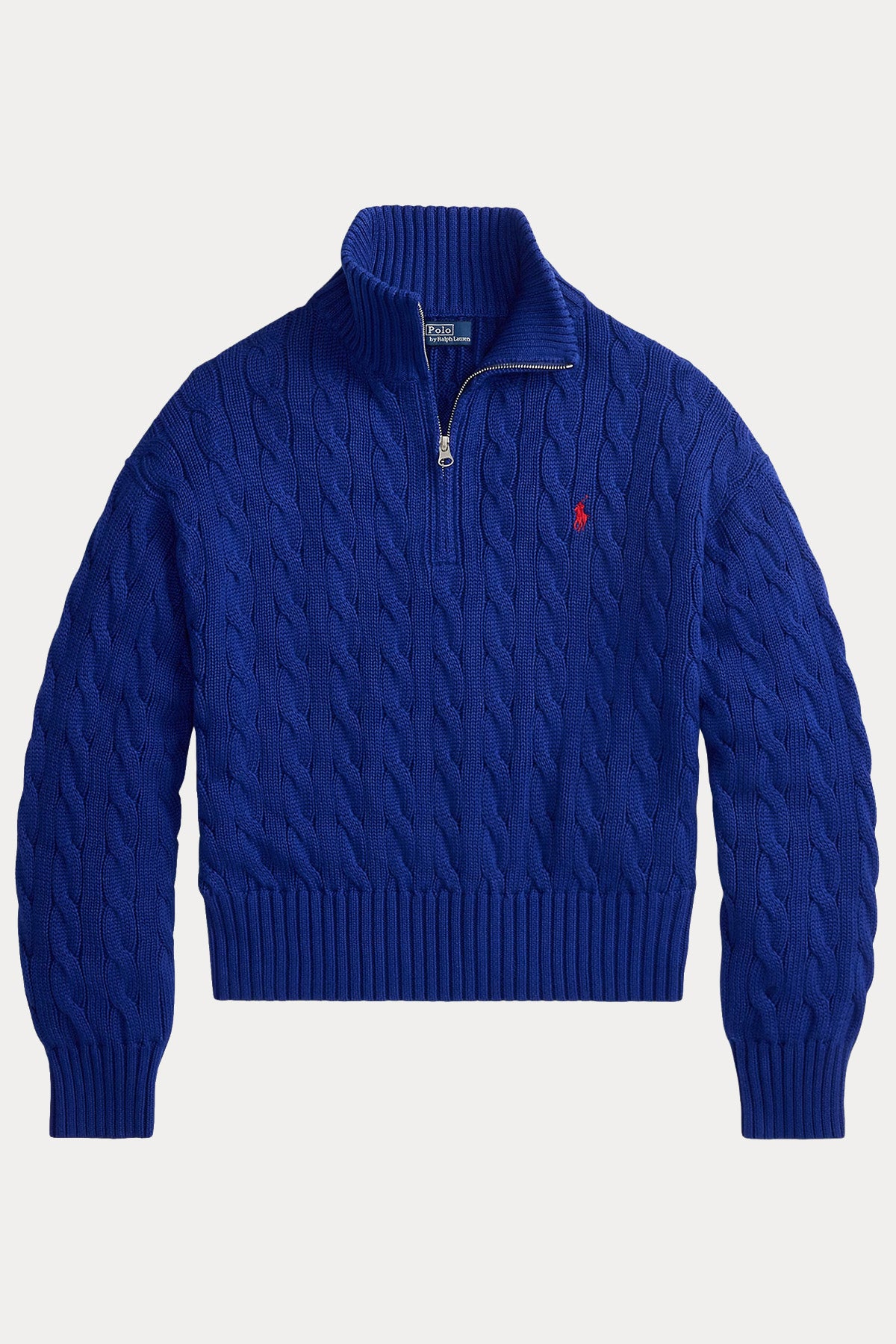 Polo Ralph Lauren Relaxed Fit Perkins Yaka Saç Örgü Triko
