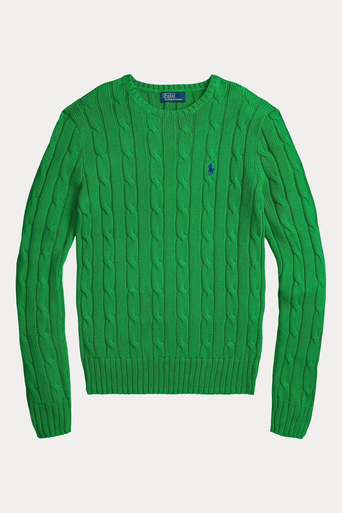 Polo Ralph Lauren Slim Fit Yuvarlak Yaka Saç Örgü Triko