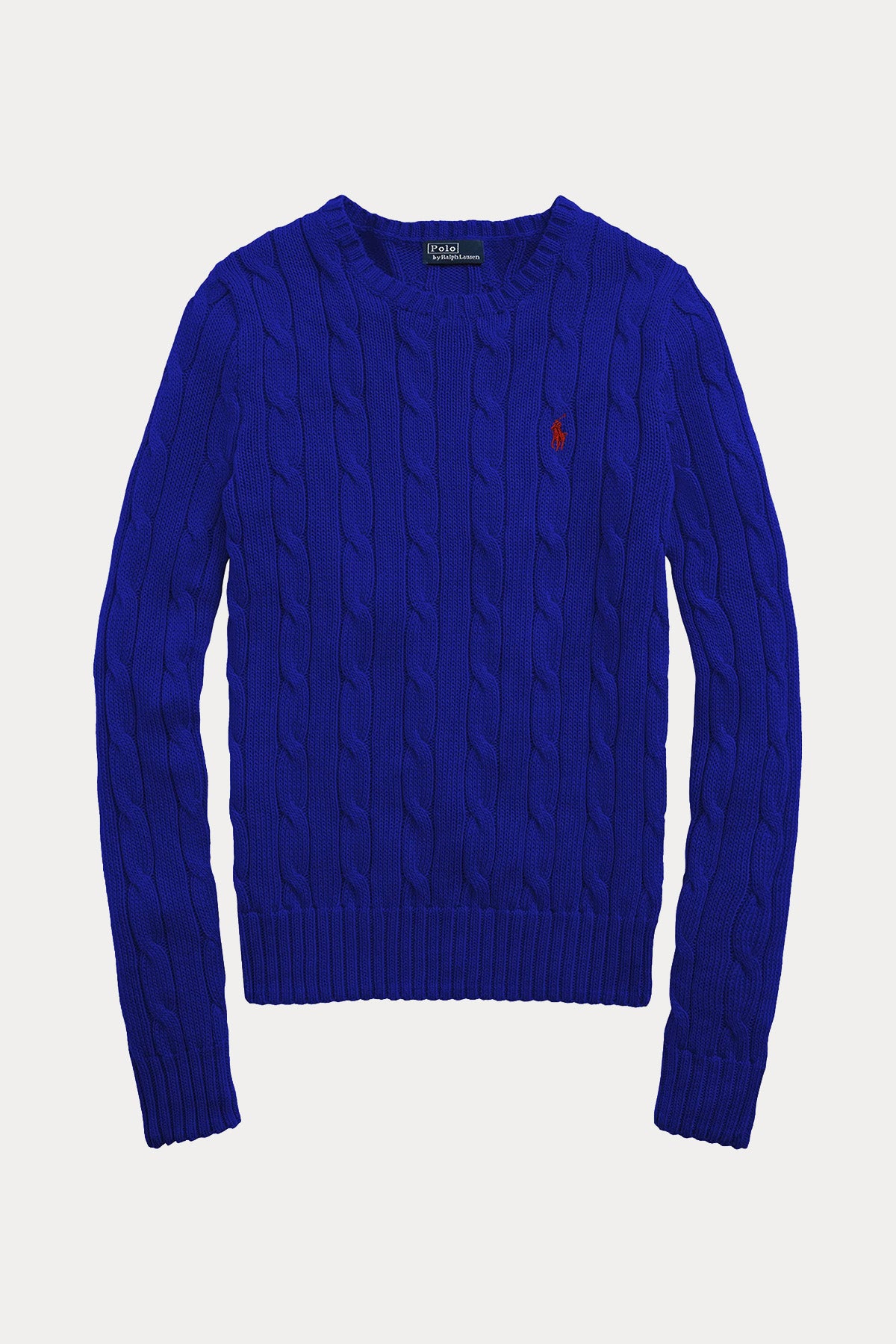 Polo Ralph Lauren Slim Fit Yuvarlak Yaka Saç Örgü Triko