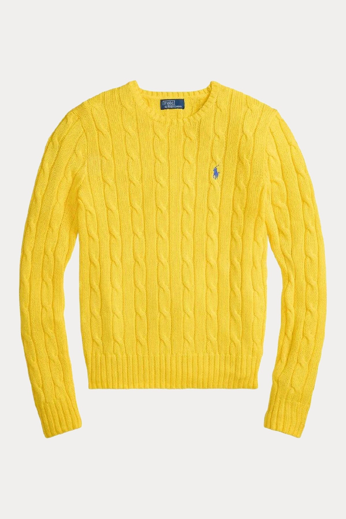 Polo Ralph Lauren Slim Fit Yuvarlak Yaka Saç Örgü Triko-Triko-Libas