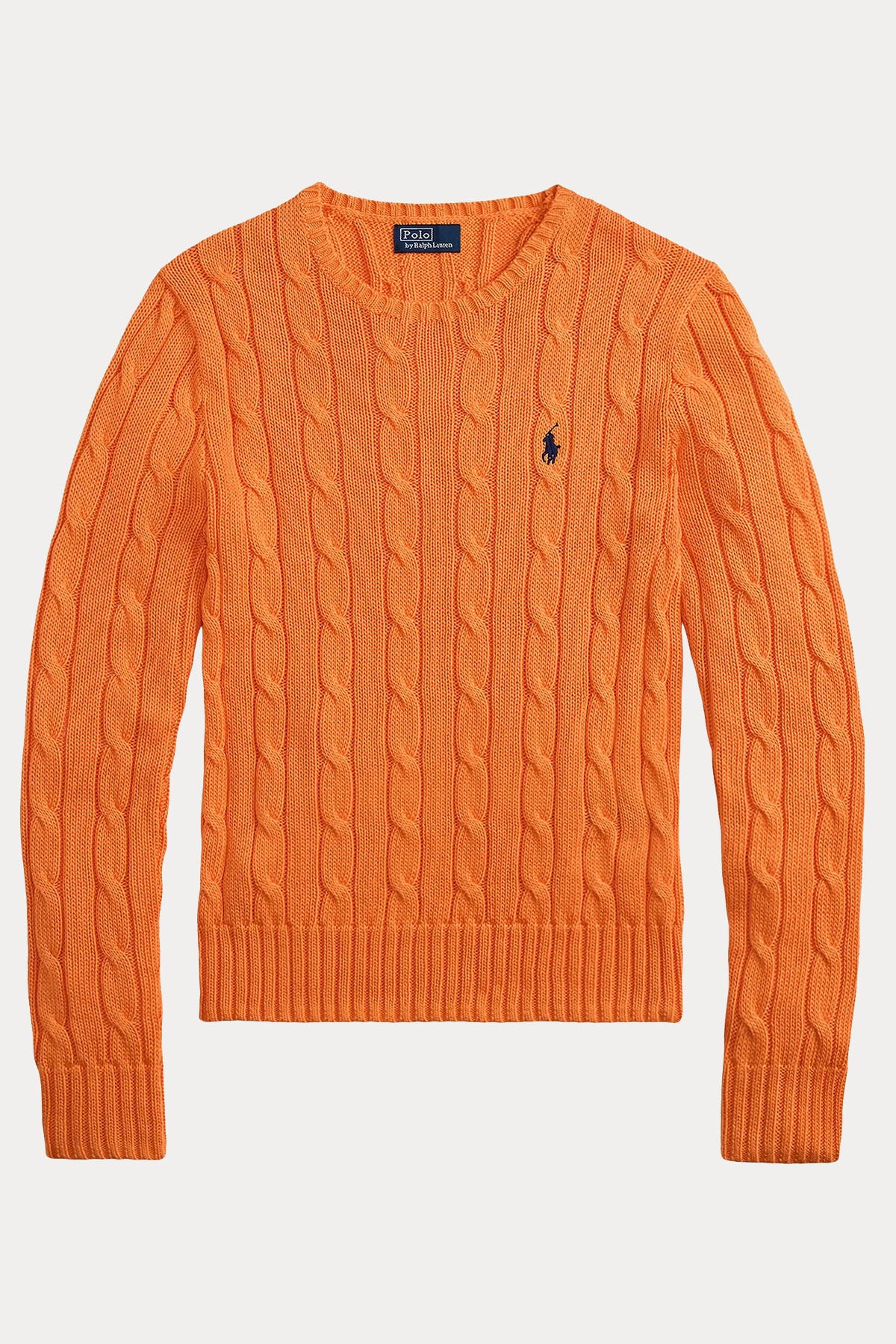 Polo Ralph Lauren Slim Fit Yuvarlak Yaka Saç Örgü Triko