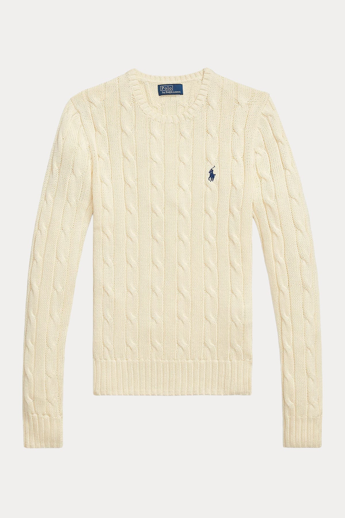 Polo Ralph Lauren Slim Fit Yuvarlak Yaka Saç Örgü Triko