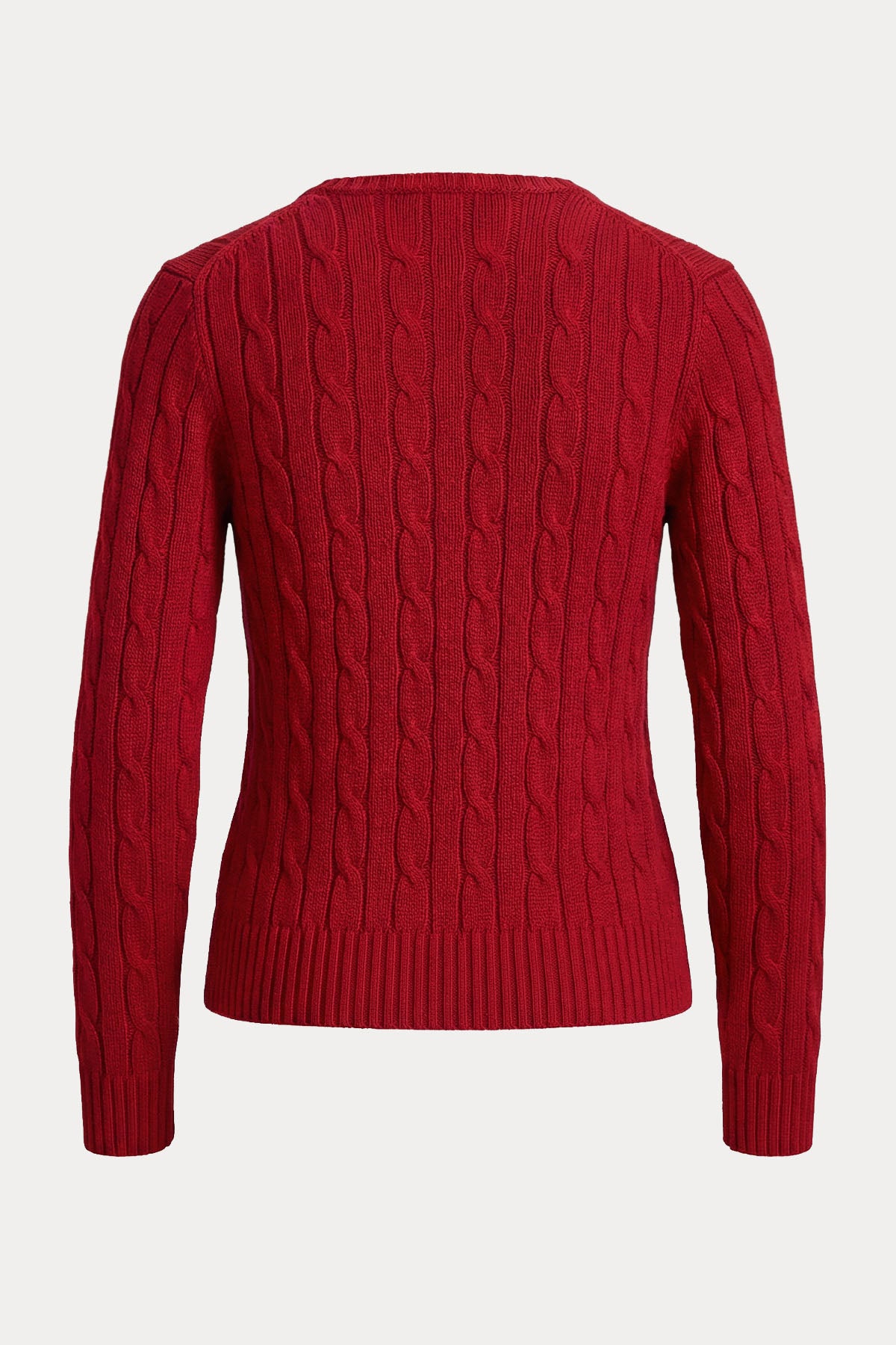 Polo Ralph Lauren Slim Fit V Yaka Saç Örgü Triko