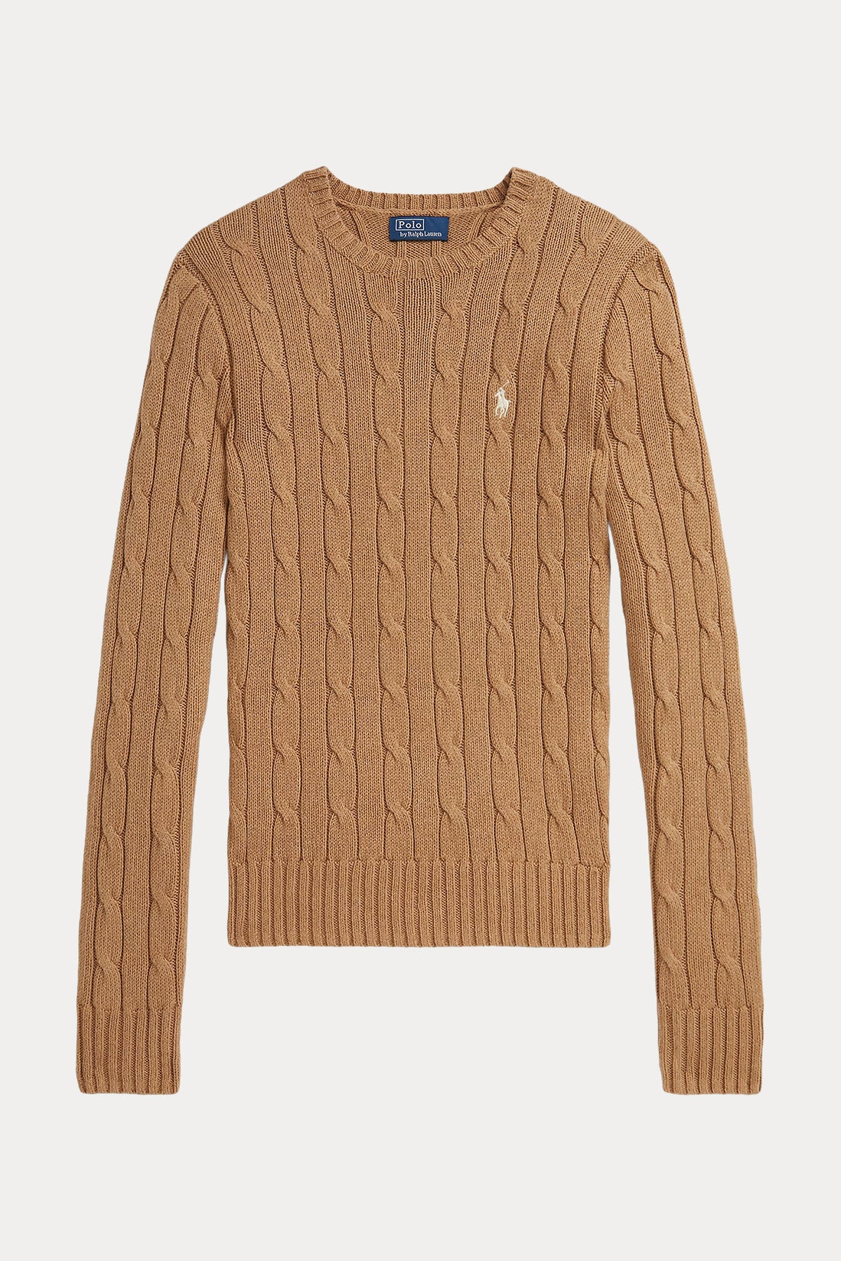 Polo Ralph Lauren Slim Fit Yuvarlak Yaka Saç Örgü Triko-Triko-Libas