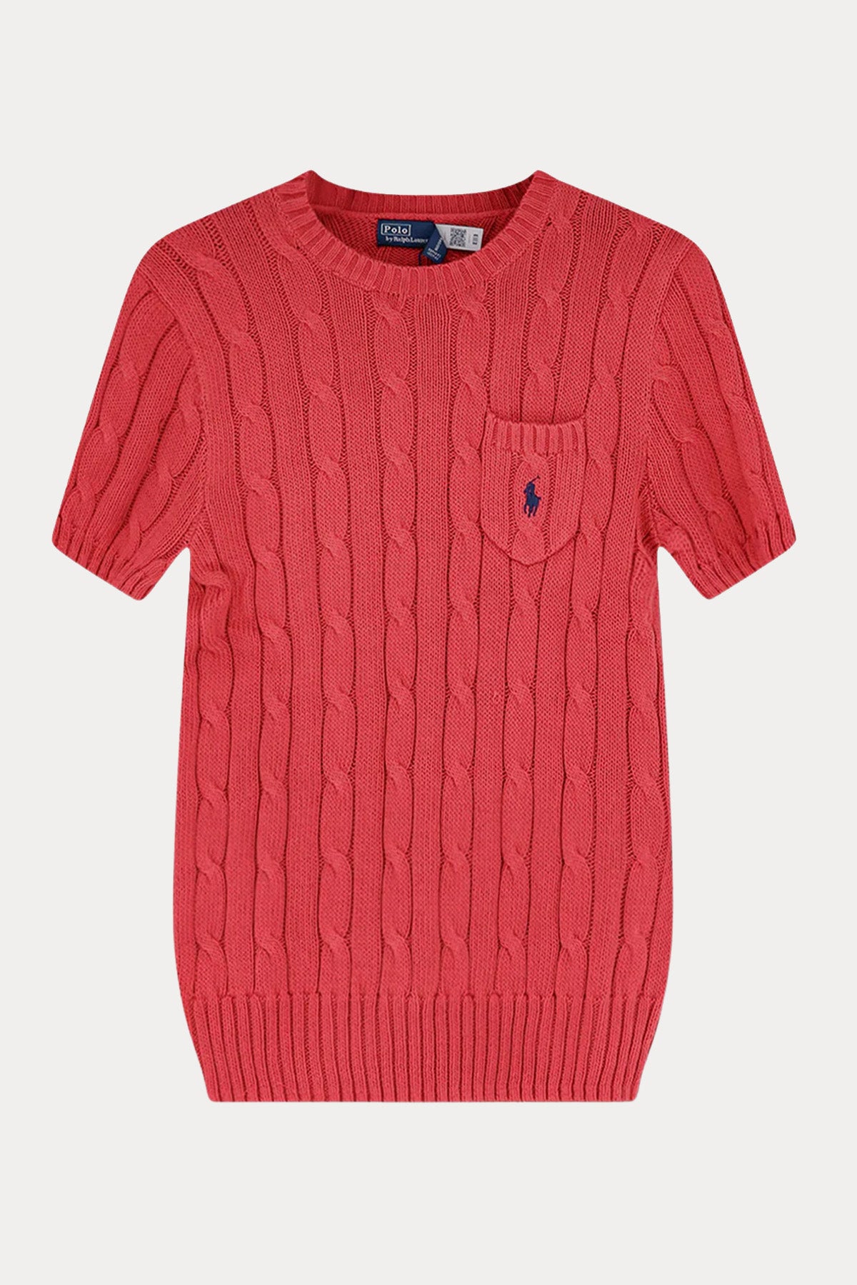 Polo Ralph Lauren Slim Fit Cep Detaylı Saç Örgü Triko-Triko-Libas