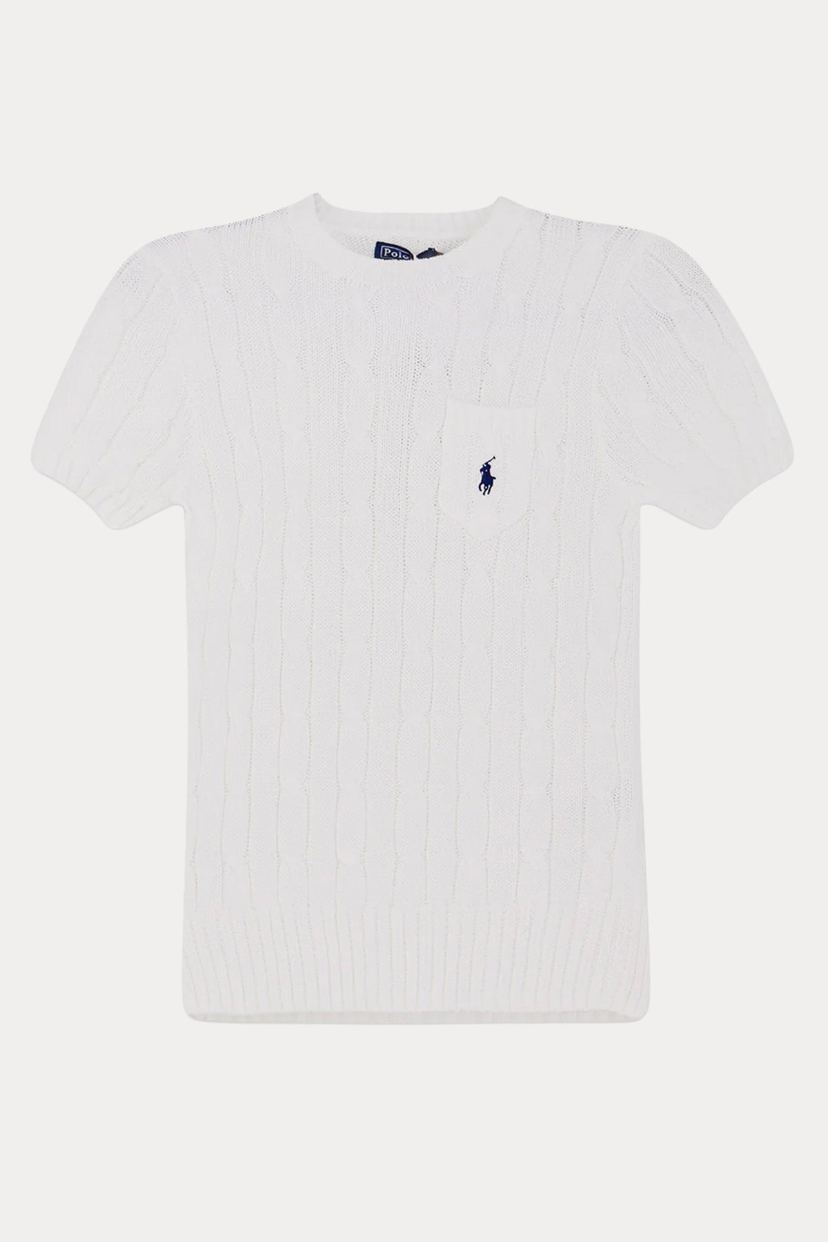 Polo Ralph Lauren Slim Fit Cep Detaylı Saç Örgü Triko