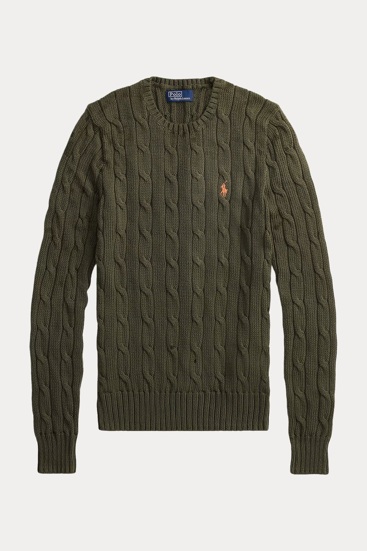 Polo Ralph Lauren Slim Fit Yuvarlak Yaka Saç Örgü Triko