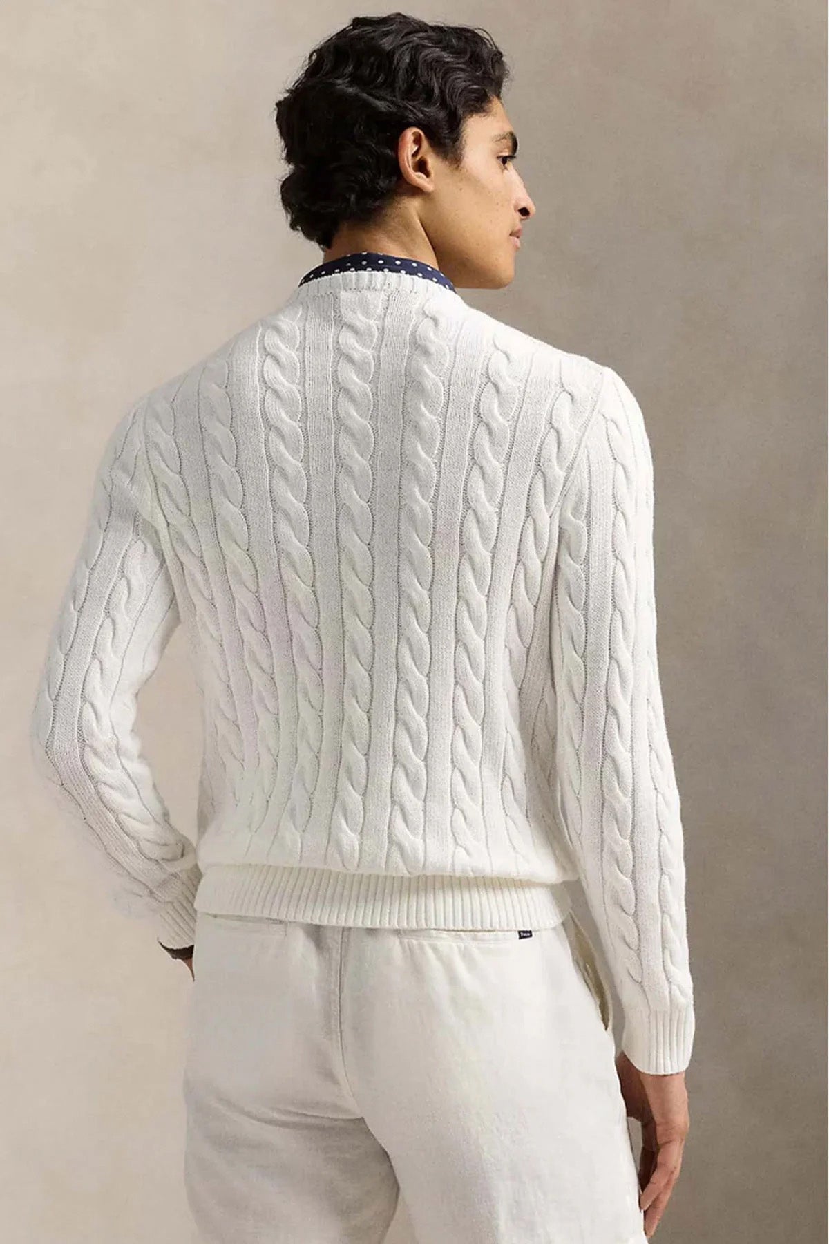 Polo Ralph Lauren Yuvarlak Yaka Saç Örgü Triko