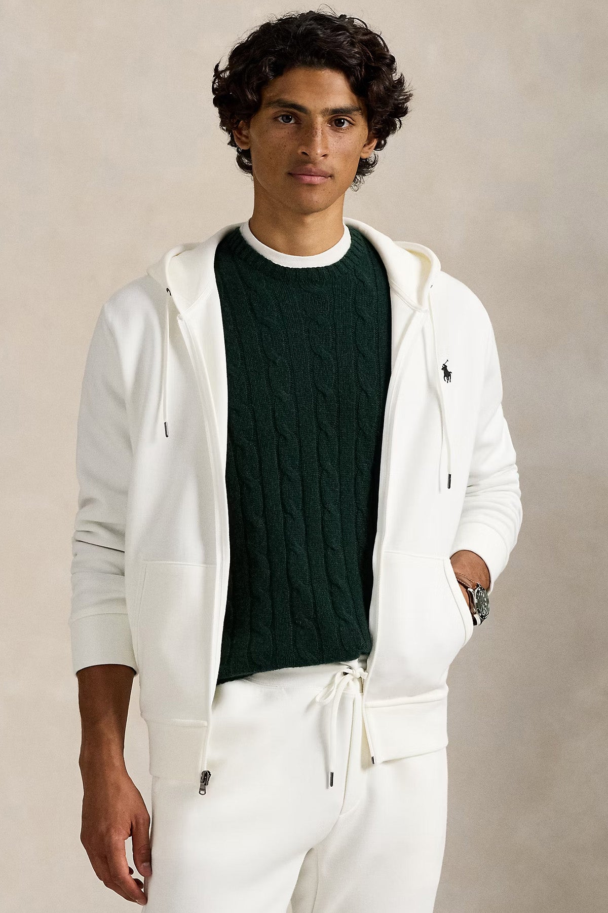 Polo Ralph Lauren Fermuarlı Kapüşonlu Sweatshirt Ceket