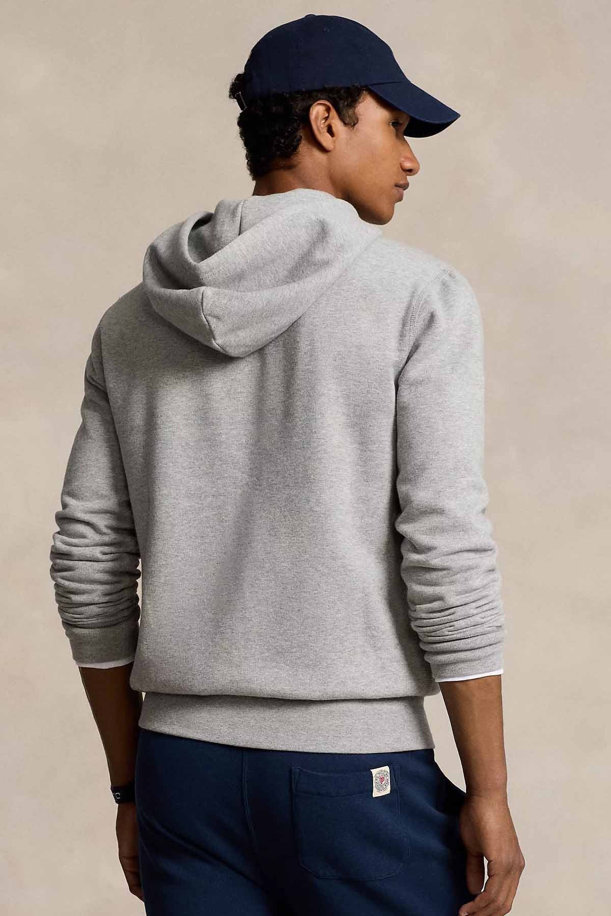 Polo Ralph Lauren Fermuarlı Kapüşonlu Şardonlu Sweatshirt Ceket-Ceket-Libas