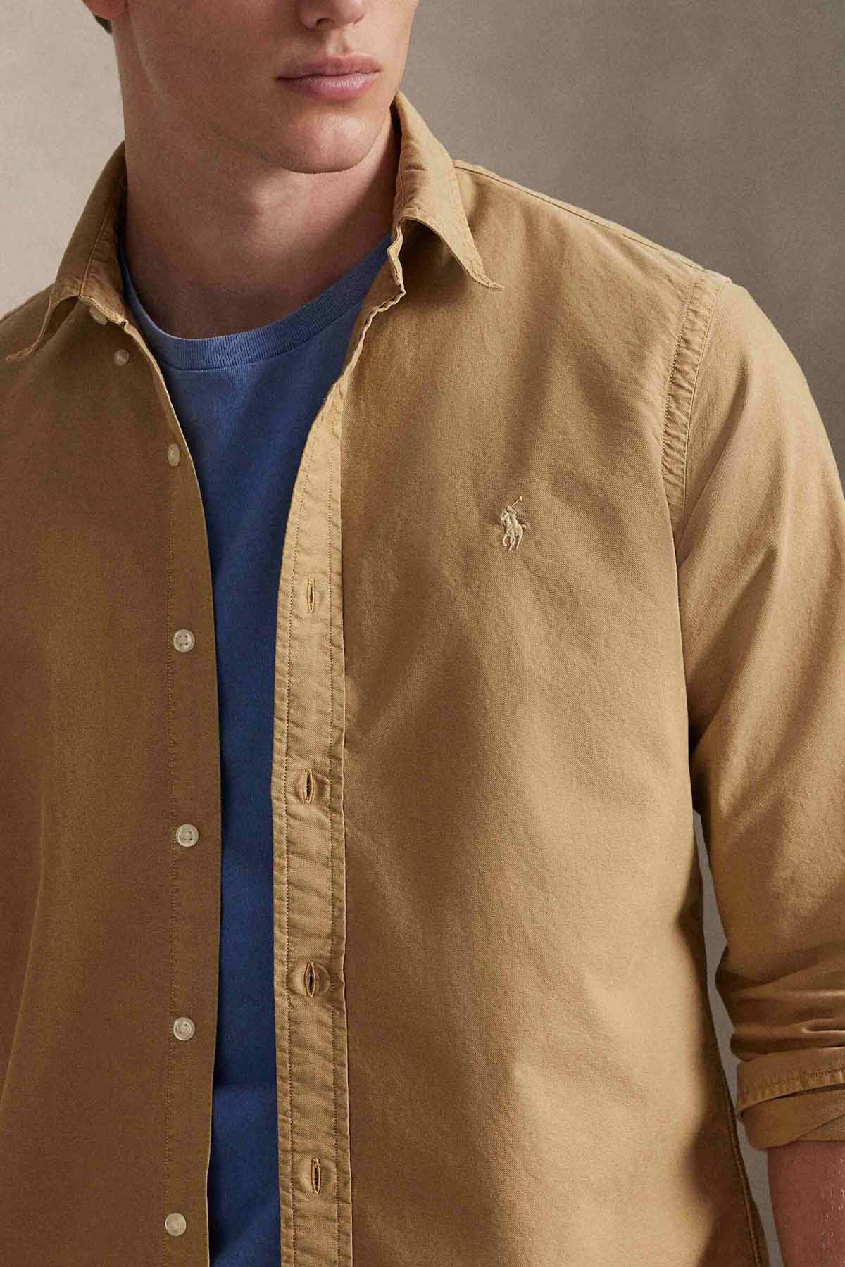 Polo Ralph Lauren Custom Fit Oxford Gömlek-Gömlek-Libas