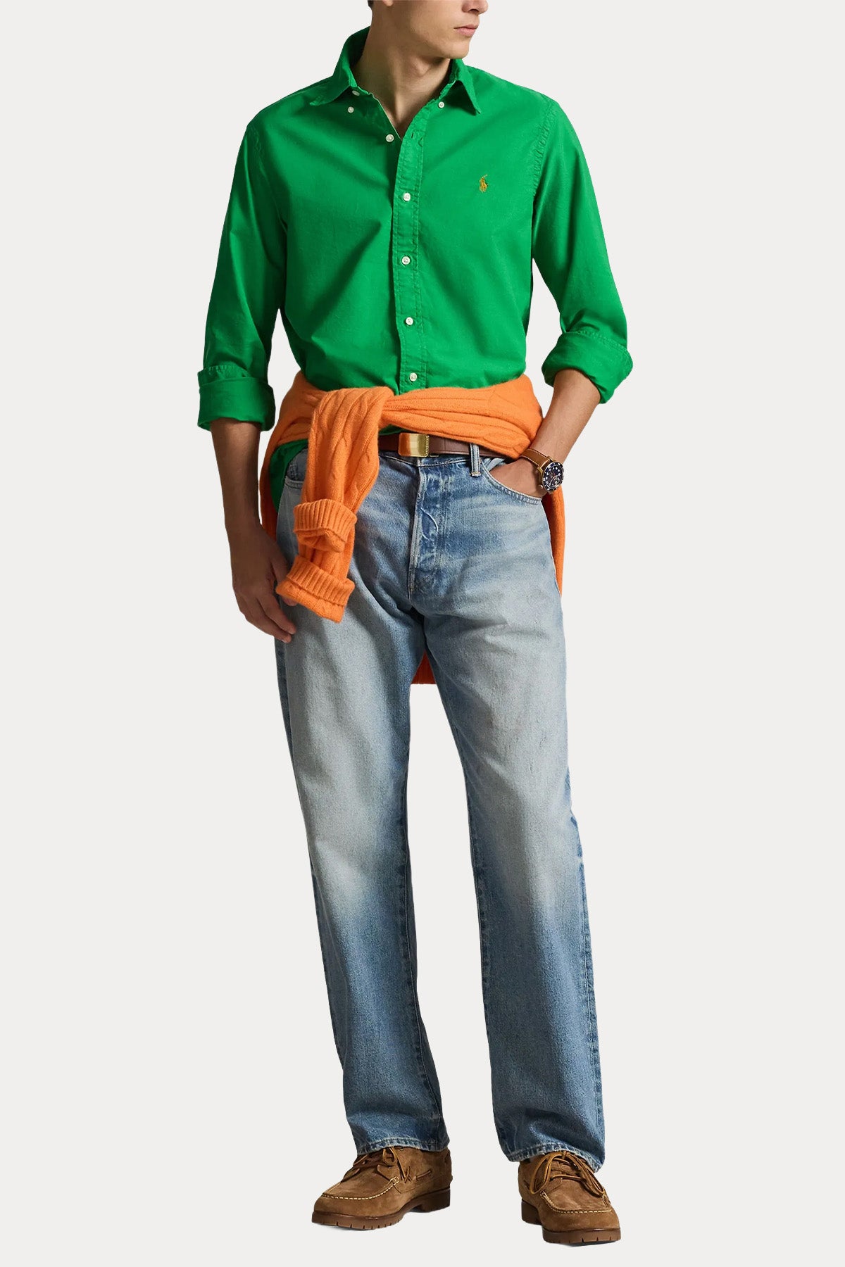 Polo Ralph Lauren Custom Fit Oxford Gömlek