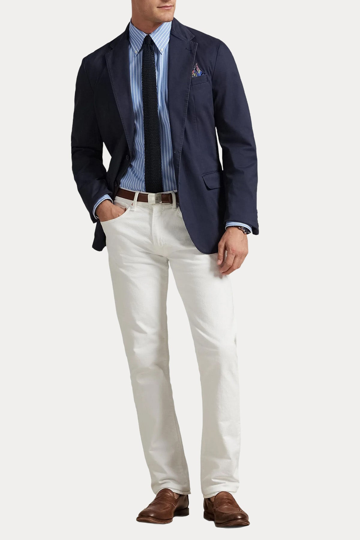 Polo Ralph Lauren Custom Fit Çizgili Oxford Gömlek