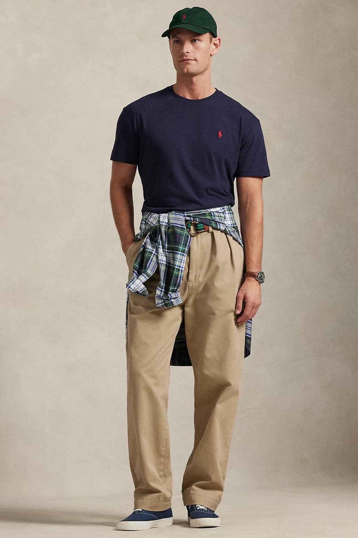 Polo Ralph Lauren Classic Fit Yuvarlak Yaka Logolu T-shirt-T-shirt-Libas