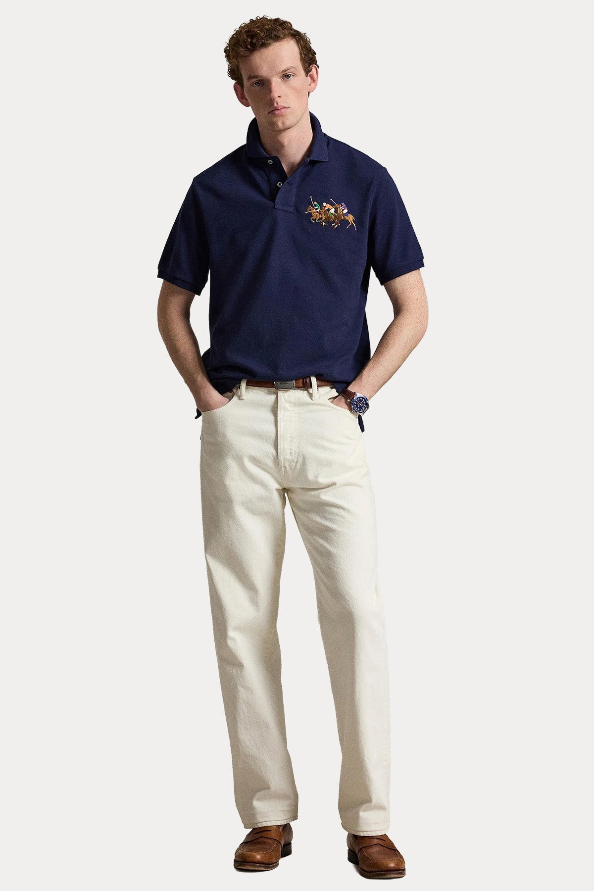 Polo Ralph Lauren Regular Fit Pony Logolu Polo Yaka T-shirt-T-shirt-Libas
