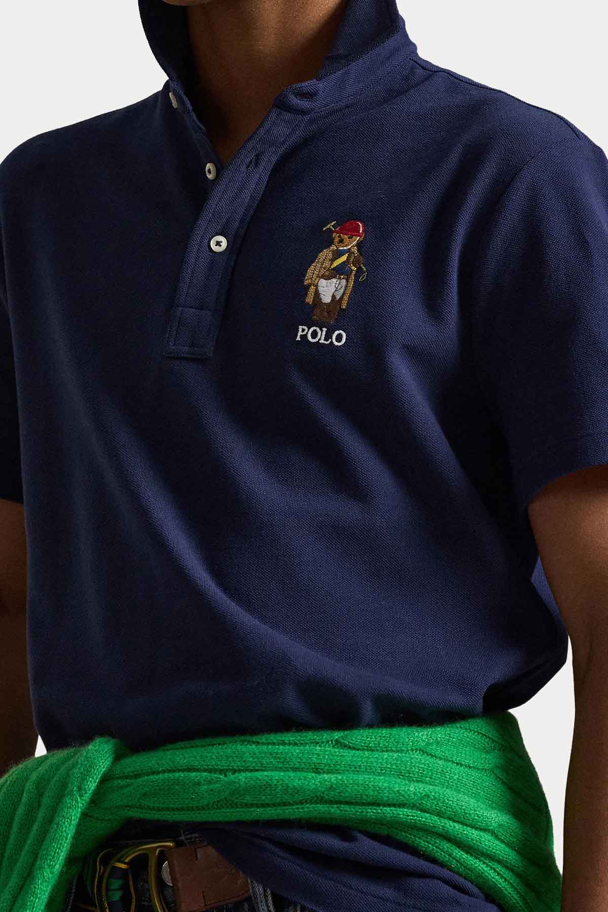 Polo Ralph Lauren Regular Fit Polo Bear Polo Yaka T-shirt 710B16616001