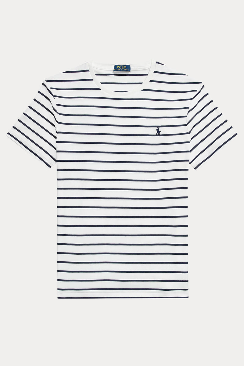 Polo Ralph Lauren Regular Fit Logolu Çizgili T-shirt-T-shirt-Libas