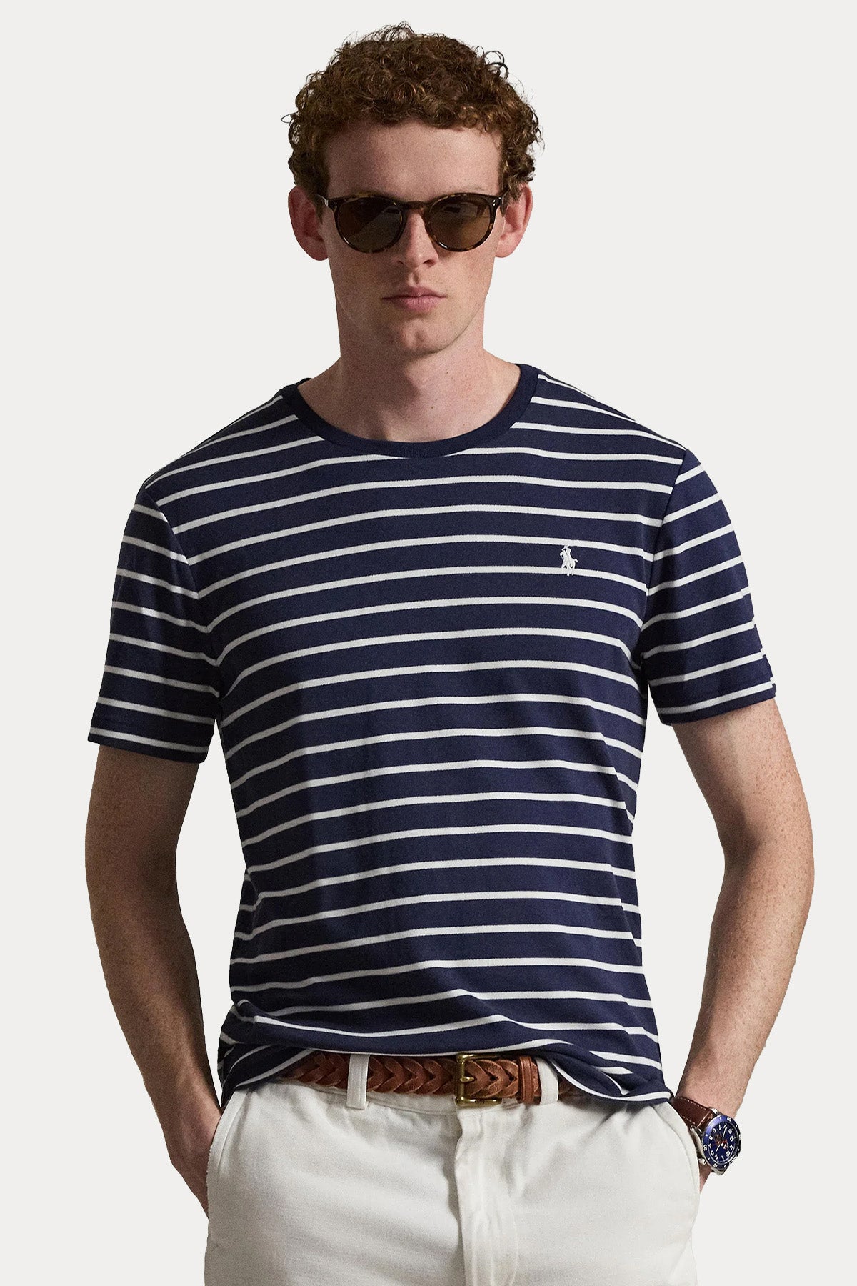 Polo Ralph Lauren Regular Fit Logolu Çizgili T-shirt