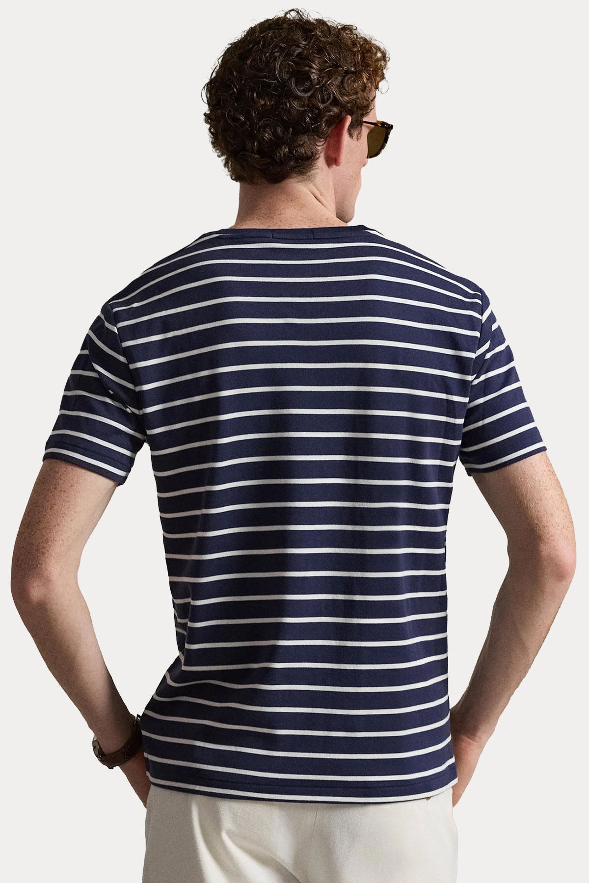 Polo Ralph Lauren Regular Fit Logolu Çizgili T-shirt-T-shirt-Libas