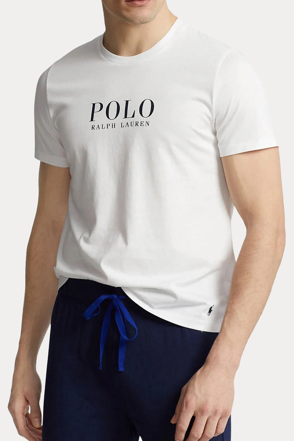Polo Ralph Lauren Custom Fit Yuvarlak Yaka Logolu T-shirt