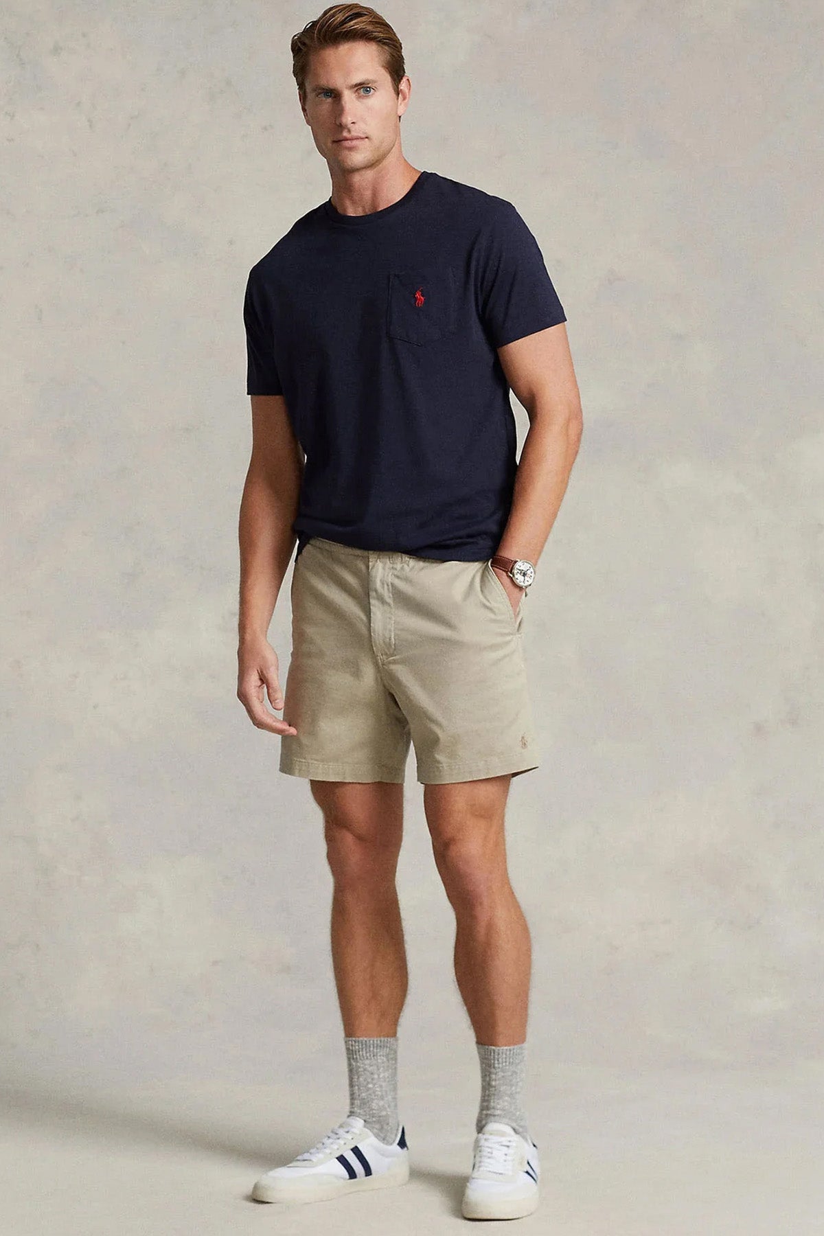 Polo Ralph Lauren Beli Lastikli Stretch Classic Fit Şort