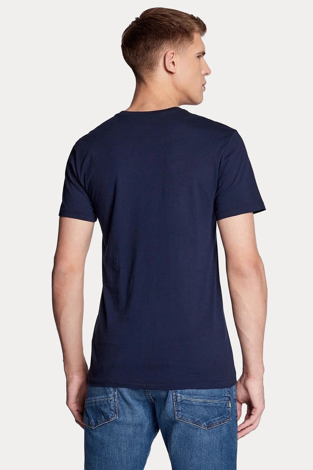 Polo Ralph Lauren 3'lü Paket Yuvarlak Yaka T-shirt Set-T-shirt-Libas