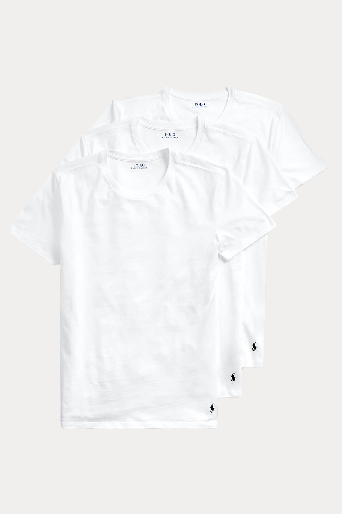 Polo Ralph Lauren 3'lü Paket Yuvarlak Yaka T-shirt Set