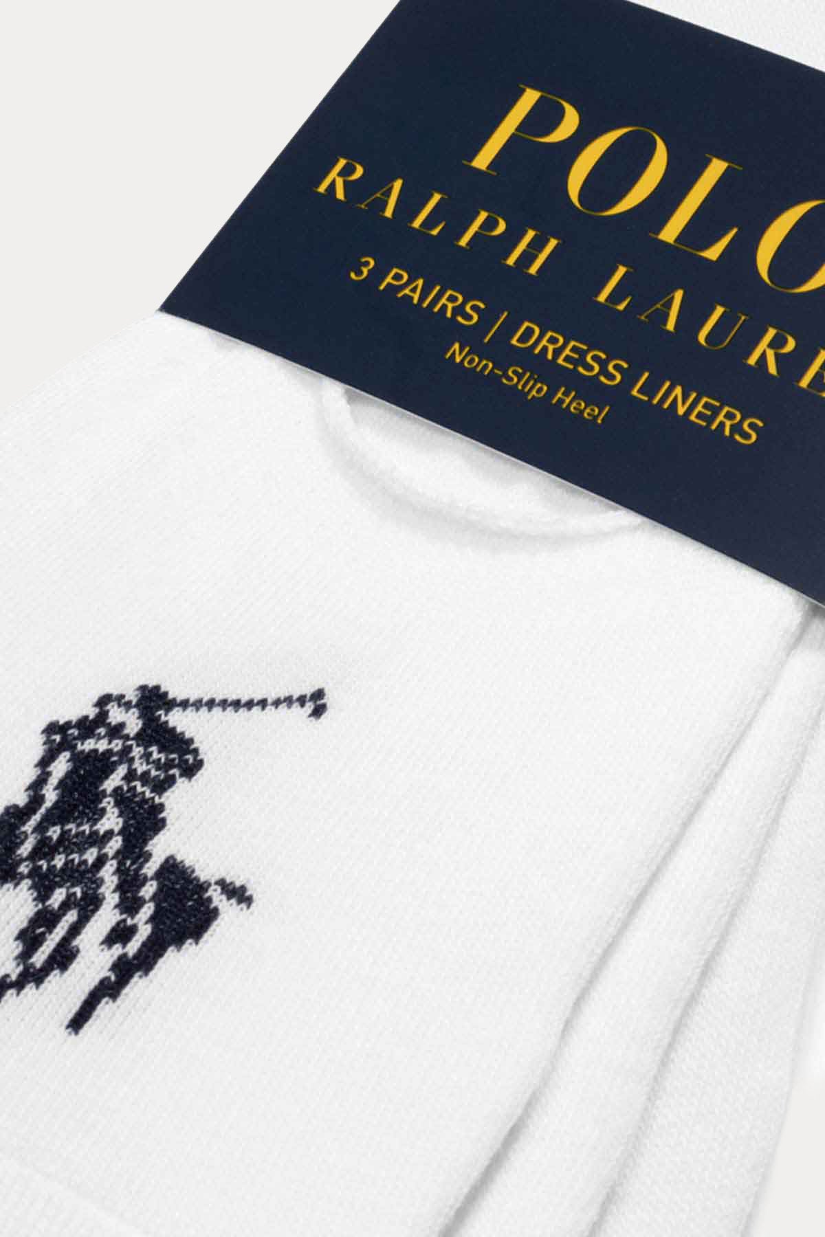 Polo Ralph Lauren Erkek 3'lü Paket Babet Çorap Seti