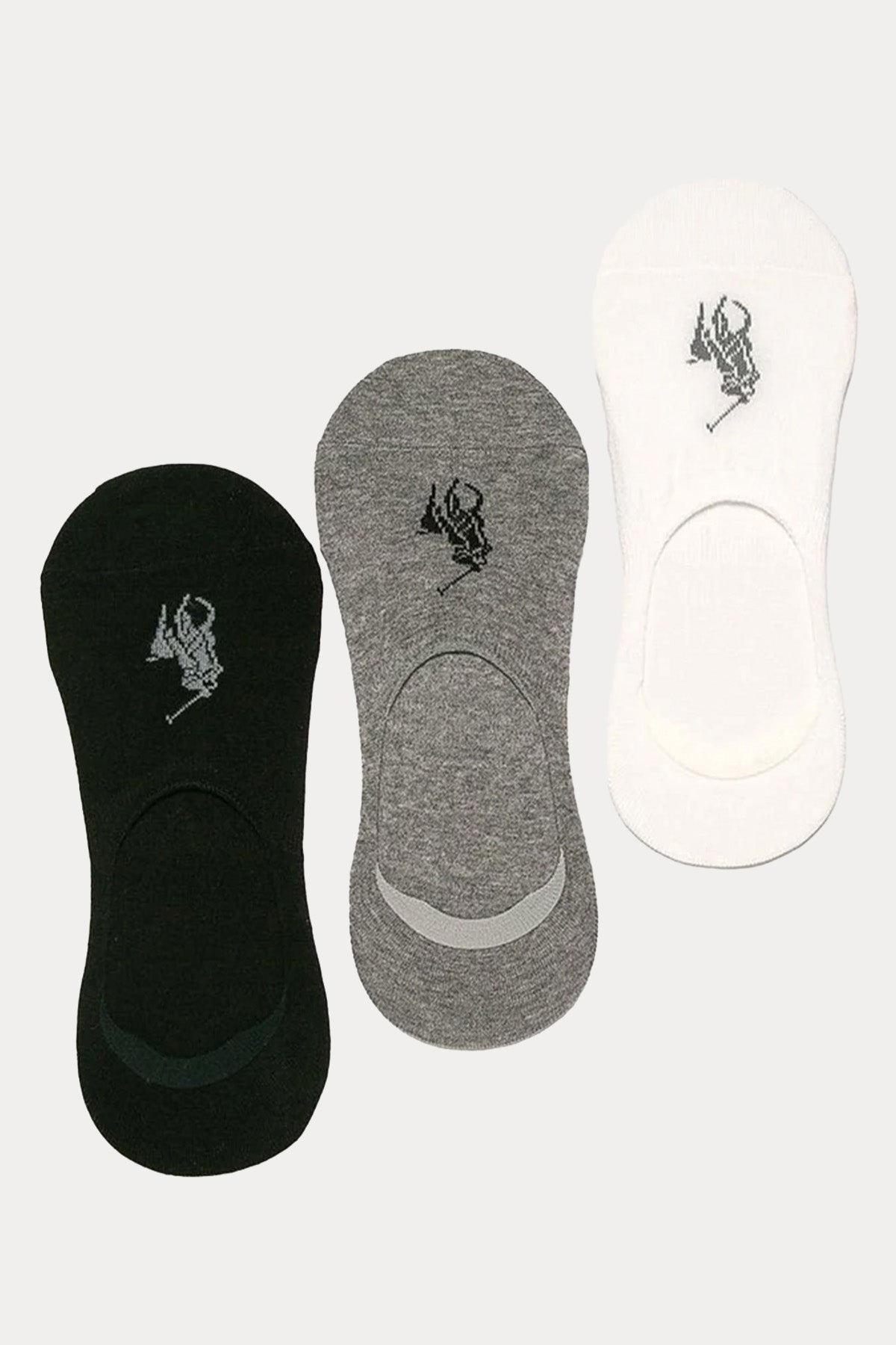 Polo Ralph Lauren Erkek 3'lü Paket Babet Çorap Seti