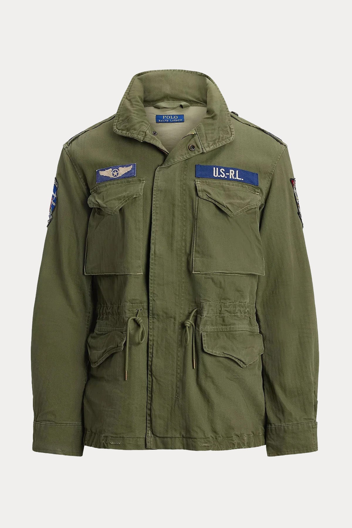 Polo Ralph Lauren Logolu Beli Büzgülü Safari Mont Ceket