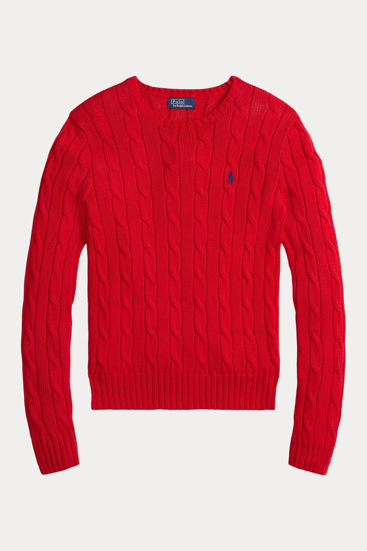 Polo Ralph Lauren Slim Fit Yuvarlak Yaka Saç Örgü Triko