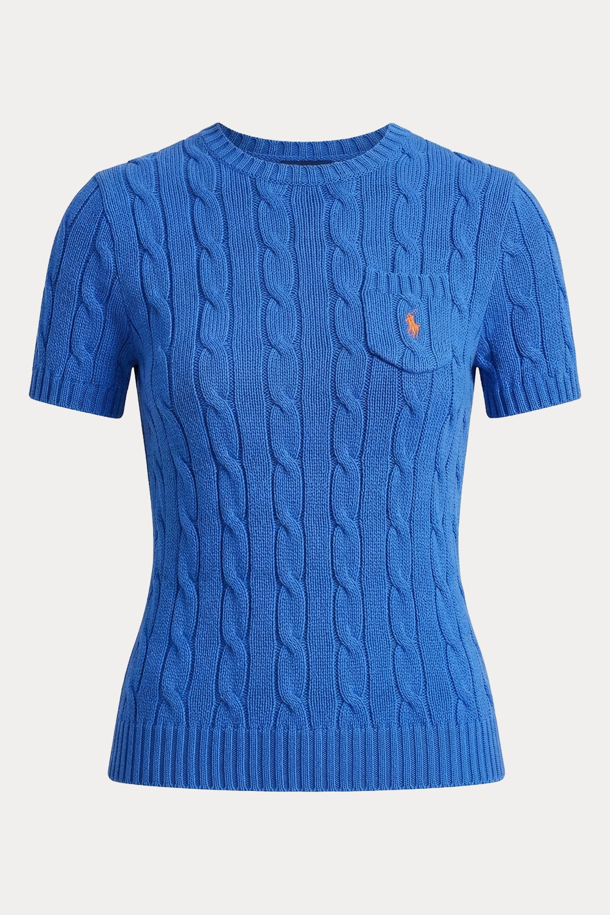 Polo Ralph Lauren Slim Fit Cep Detaylı Saç Örgü Triko-Triko-Libas