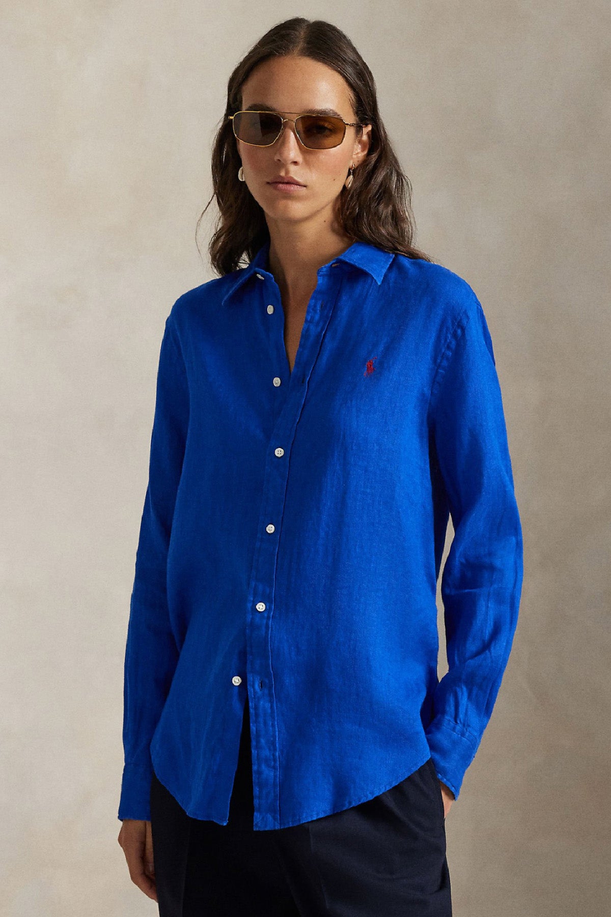 Polo Ralph Lauren Classic Fit Keten Gömlek