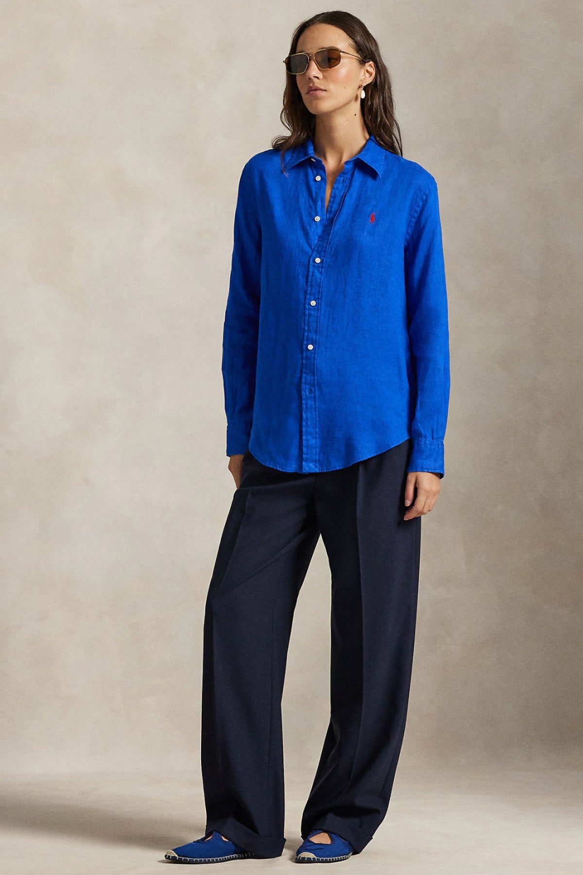 Polo Ralph Lauren Classic Fit Keten Gömlek